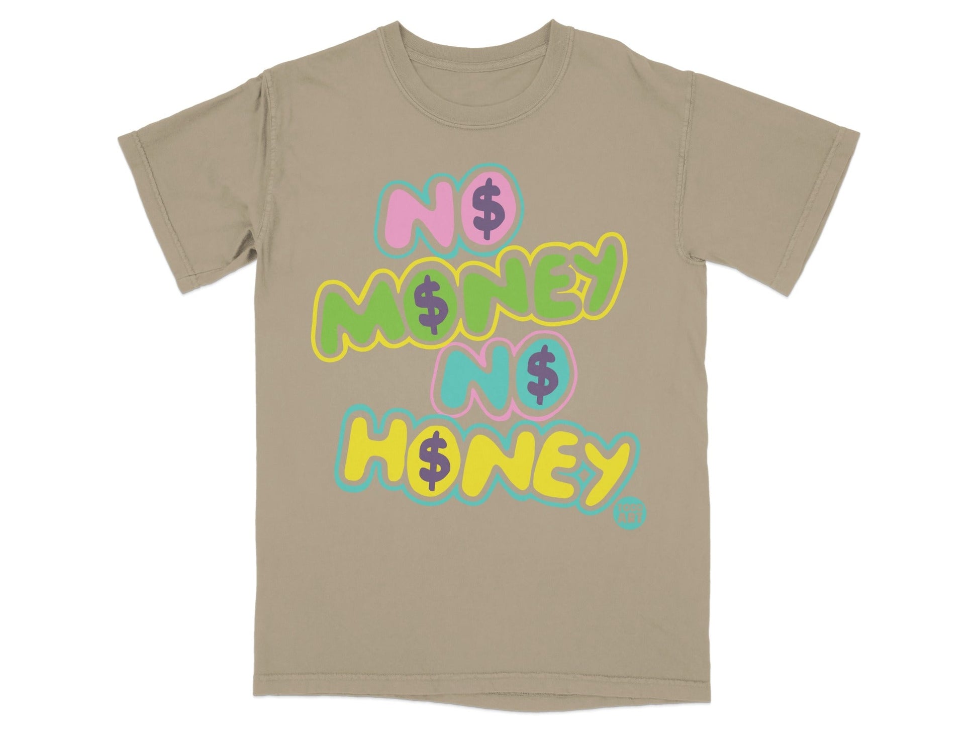 No Money No Honey Graphic Statement T-Shirt