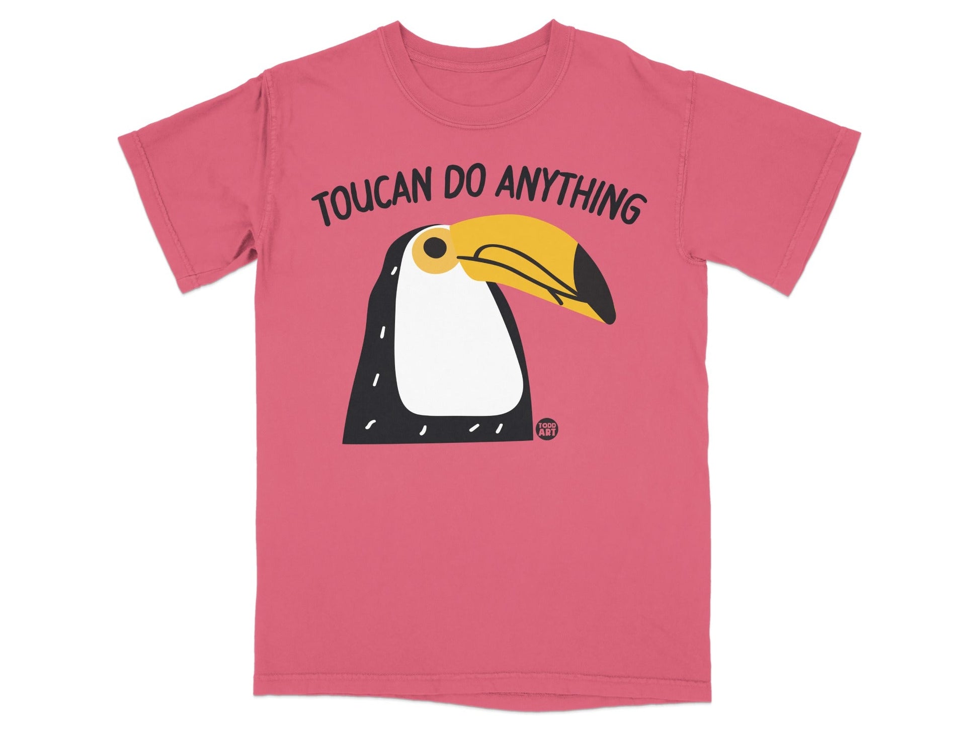 Toucan Do Anything Printed T-Shirt Bird Graphic Design
