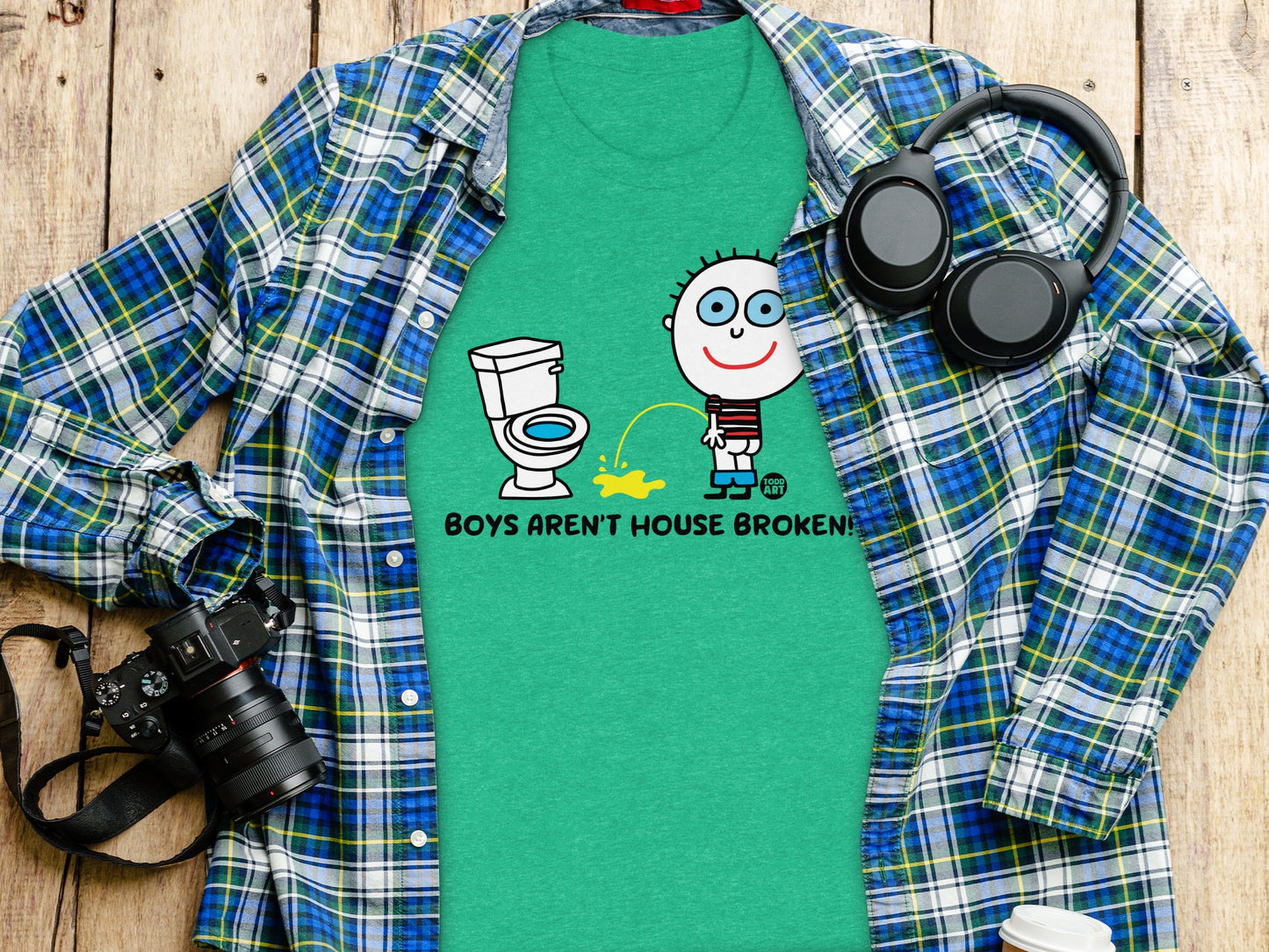 Boys Aren't House Broken Funny T-Shirt product