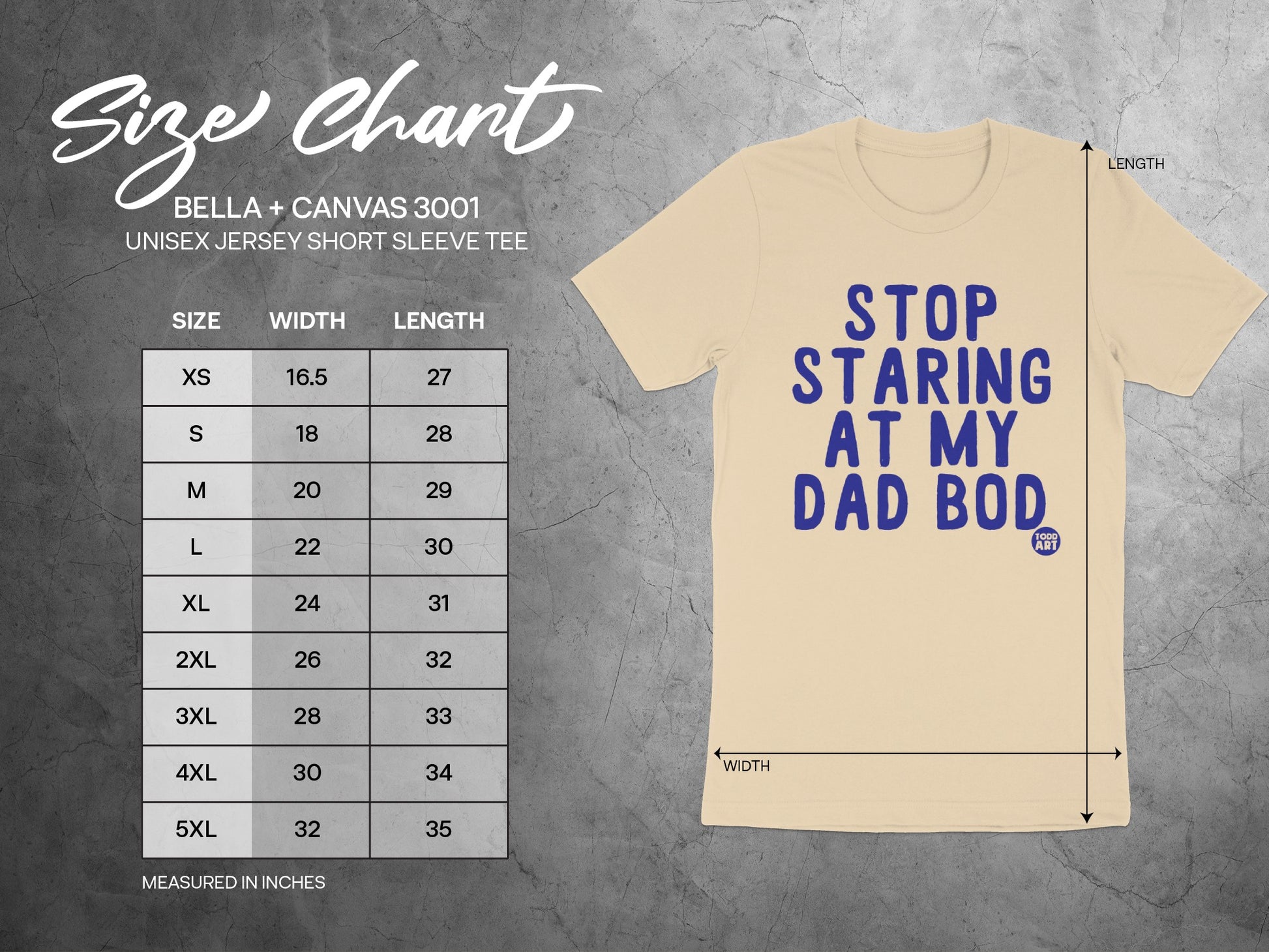 Stop Staring At My Dad Bod Unisex Jersey Tee