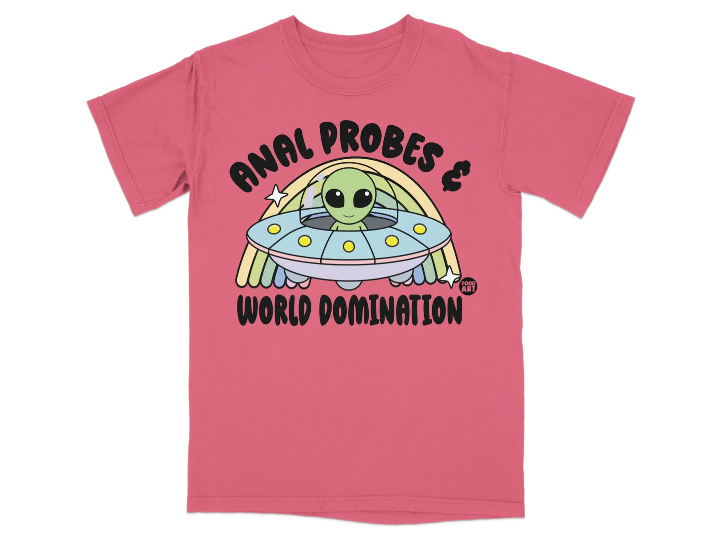 Alien Probes and World Domination Graphic T-Shirt