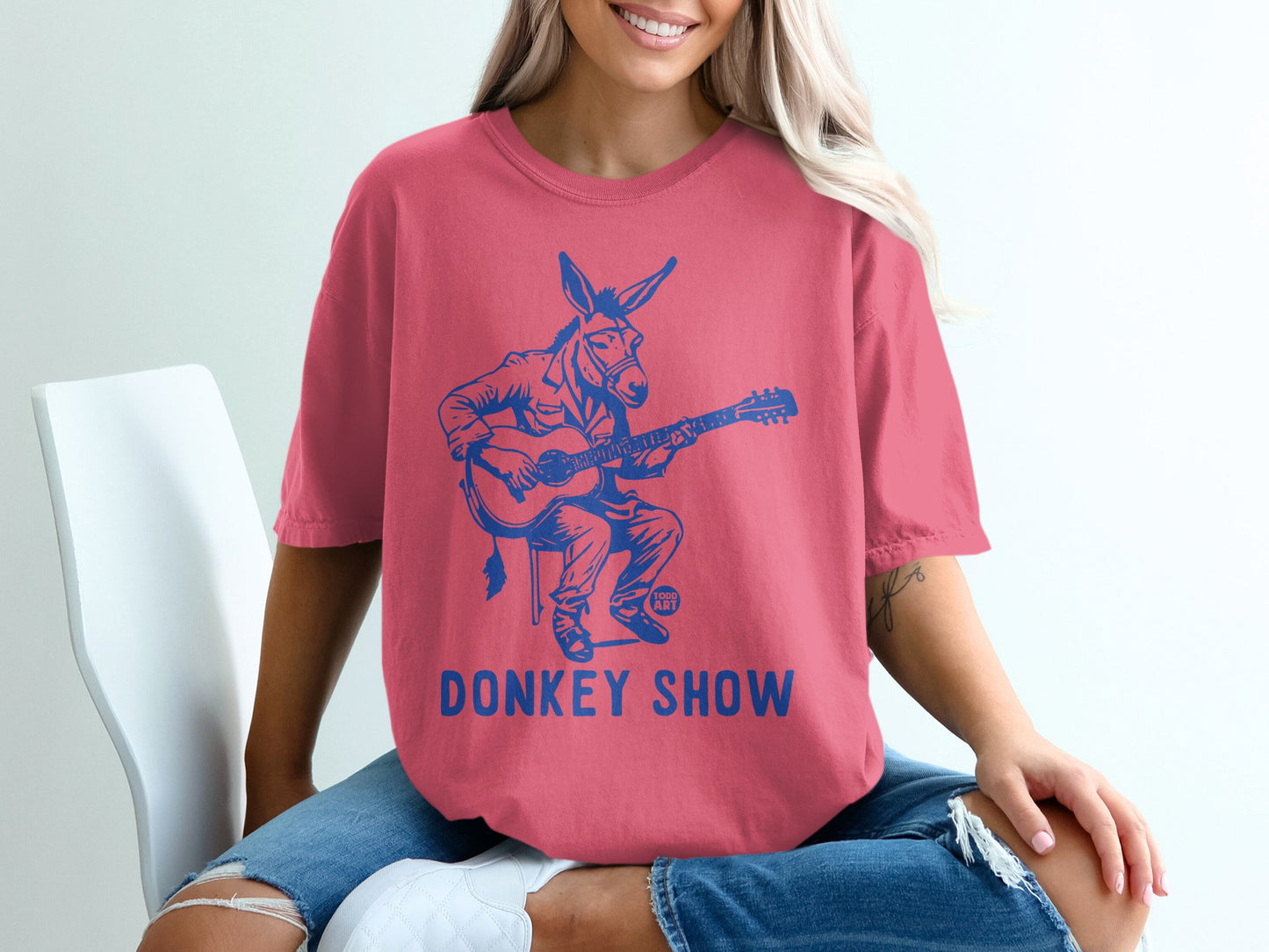 Donkey Show Graphic Impact Statement T-Shirt
