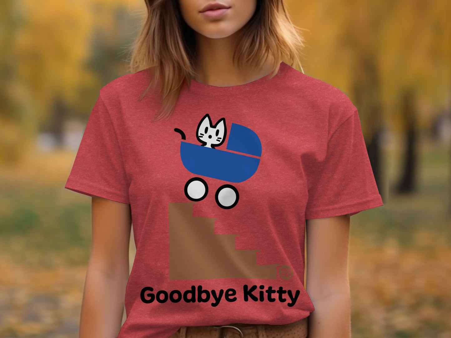 Goodbye Kitty Unique Graphic T Shirt