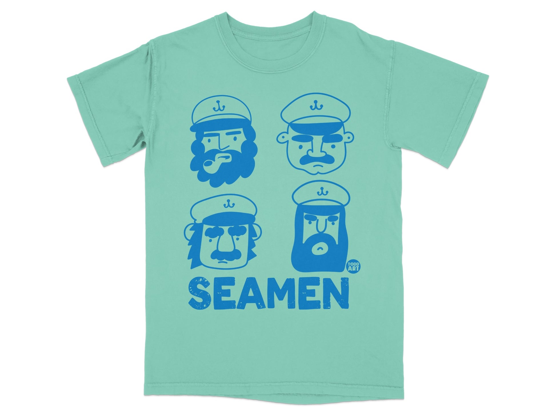 SEAMEN Four Captain Faces Nautical Todd Art product type