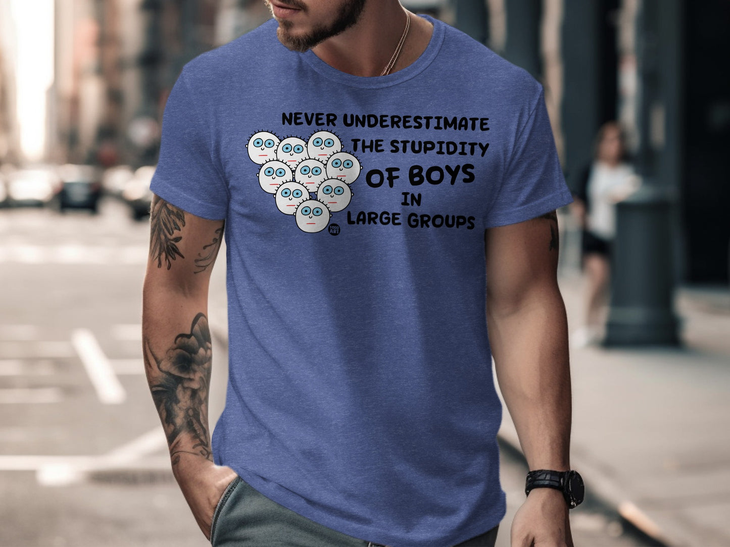 Never Underestimate the Stupidity of Boys T-Shirt