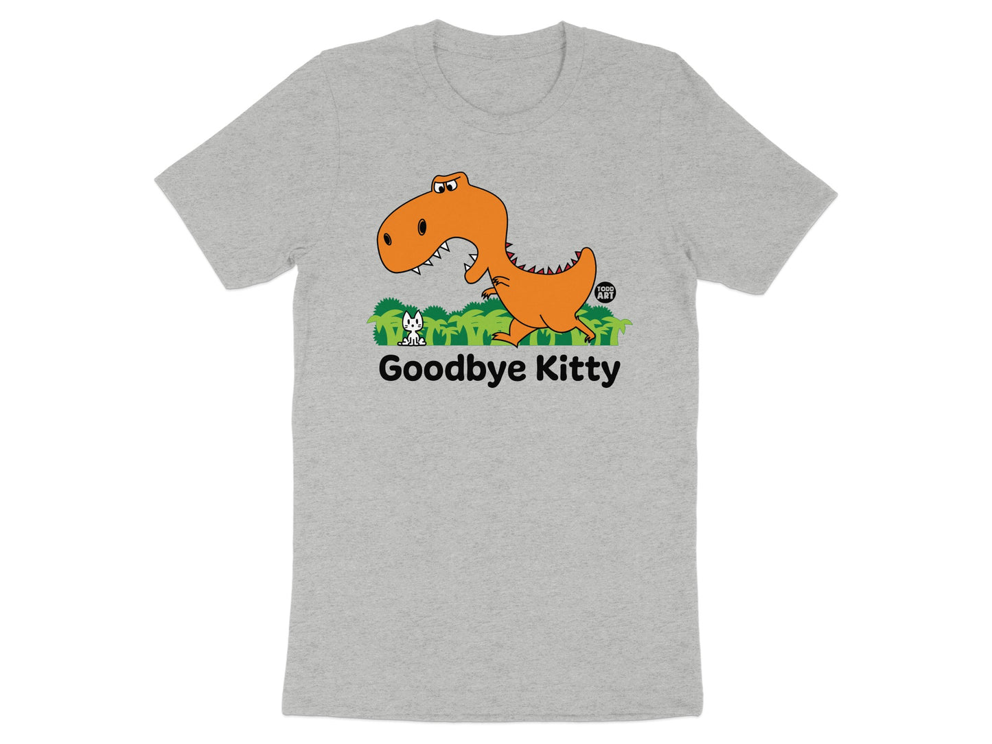 Goodbye Kitty T-Rex Graphic Unisex T-shirt
