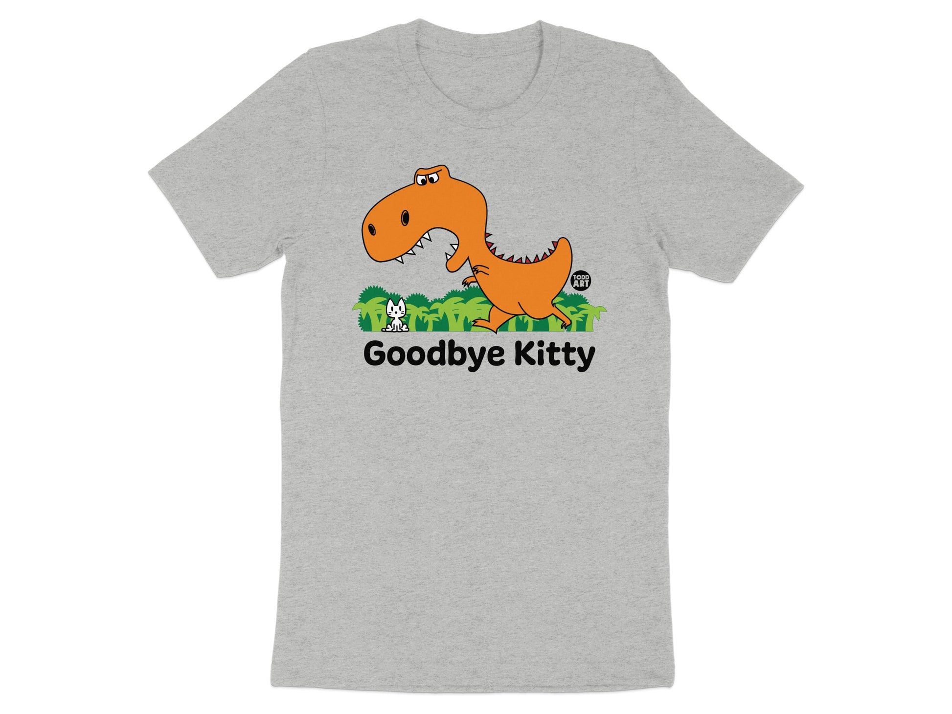 Goodbye Kitty T-Rex Graphic Unisex T-shirt
