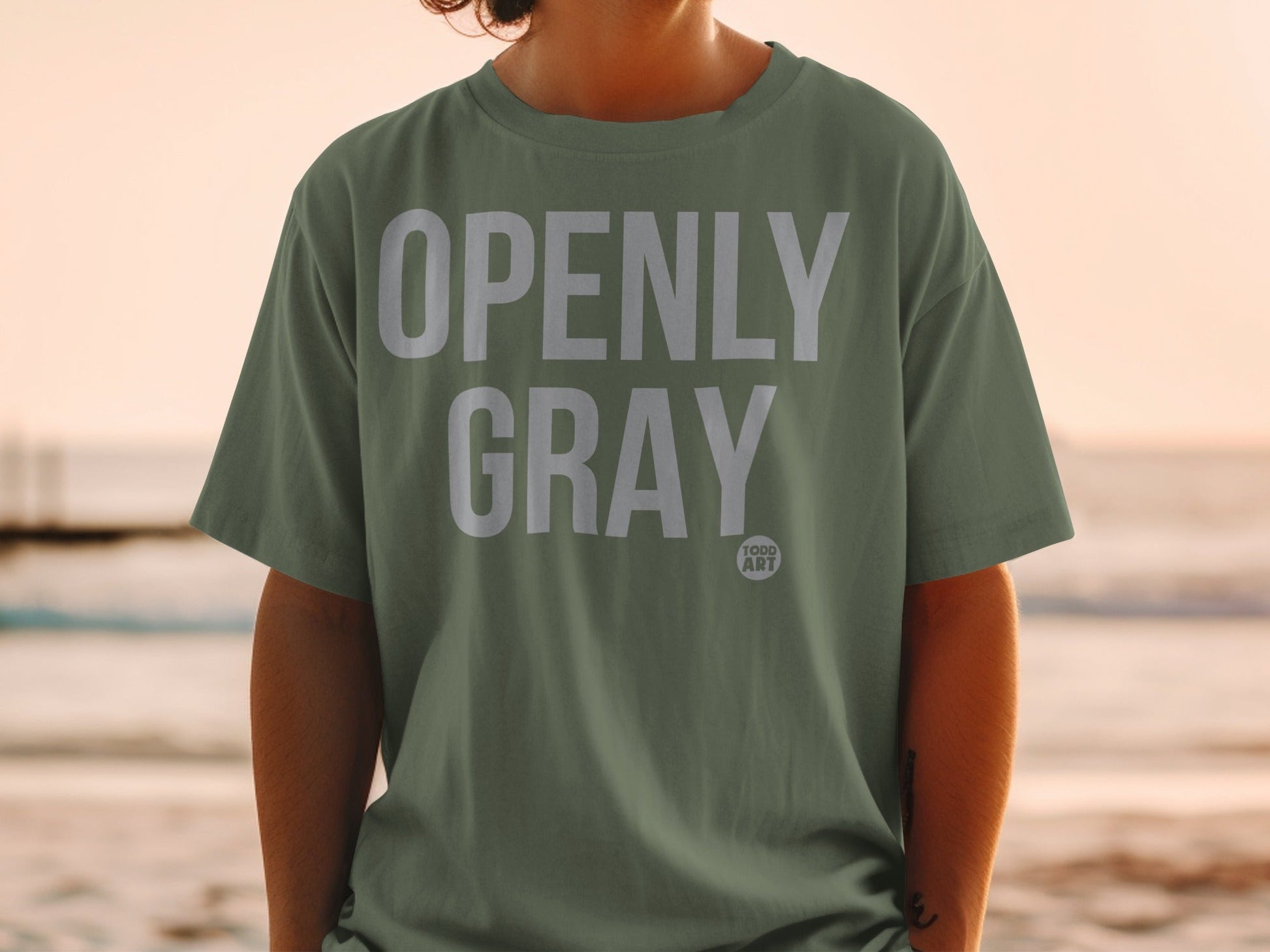 Openly Gray Todd Art Graphic T-Shirt