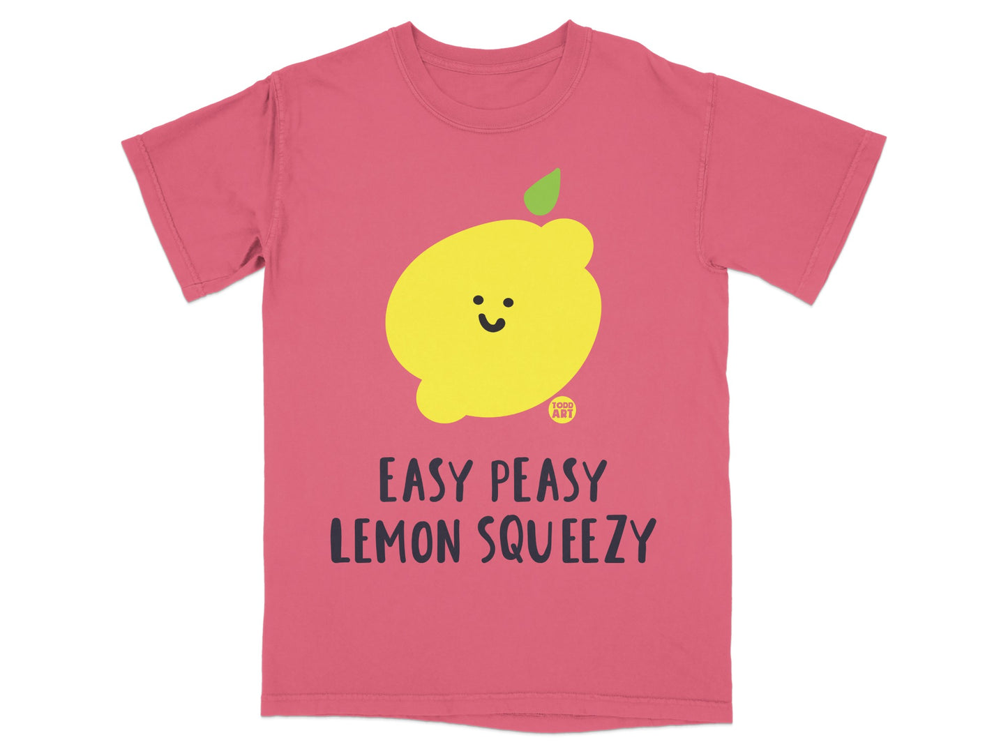 Pink EASY PEASY LEMON SQUEEZY Smiling Lemon product type
