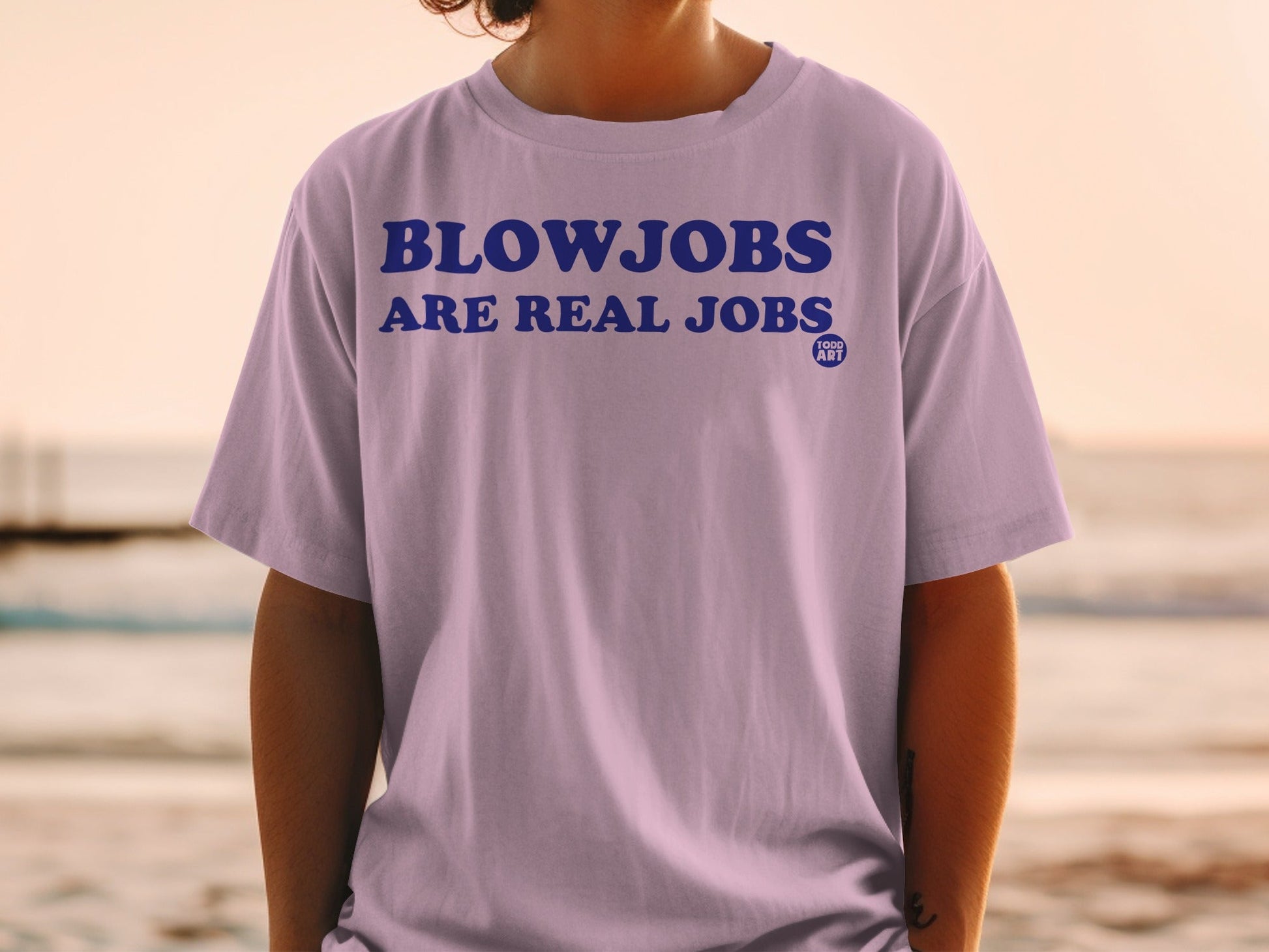 Blowjobs Are Real Jobs Statement T-Shirt