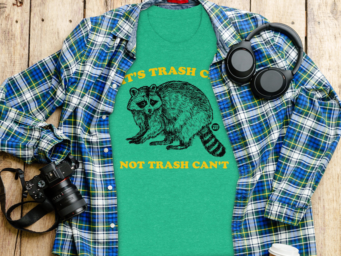 It's Trash Can Not Trash Can't Raccoon Shirt