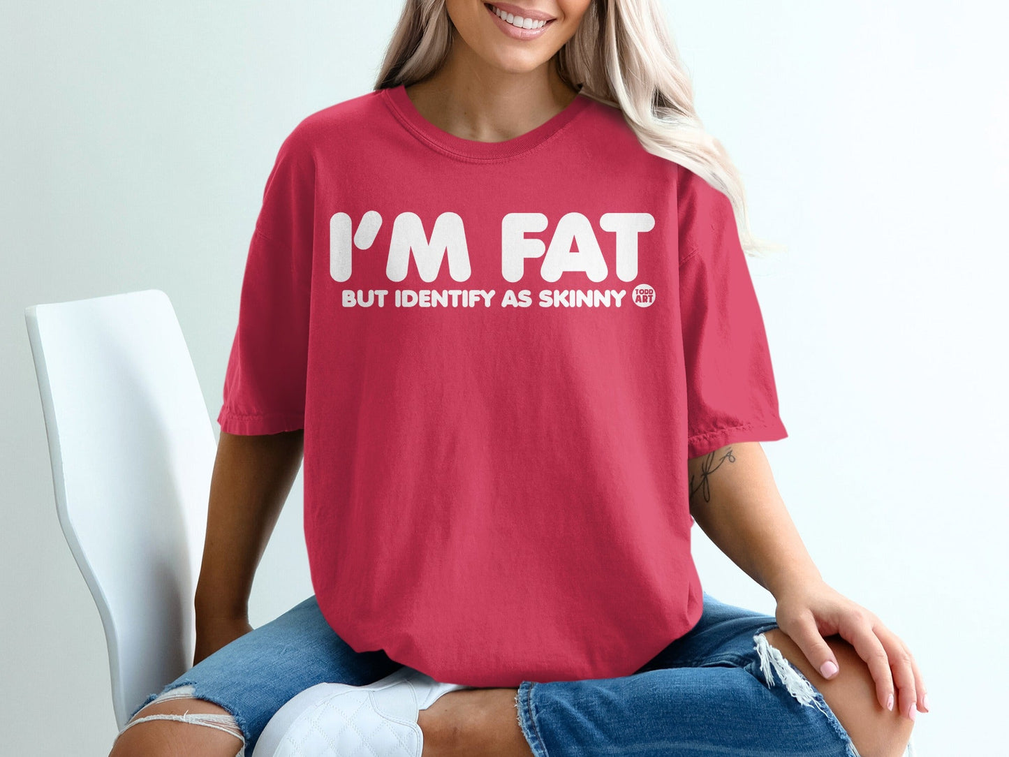 I'm Fat But Identify As Skinny Graphic T-Shirt