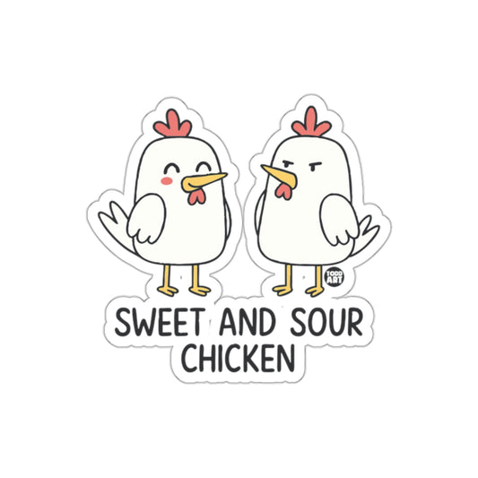 Sweet and Sour Chicken Cartoon Sticker