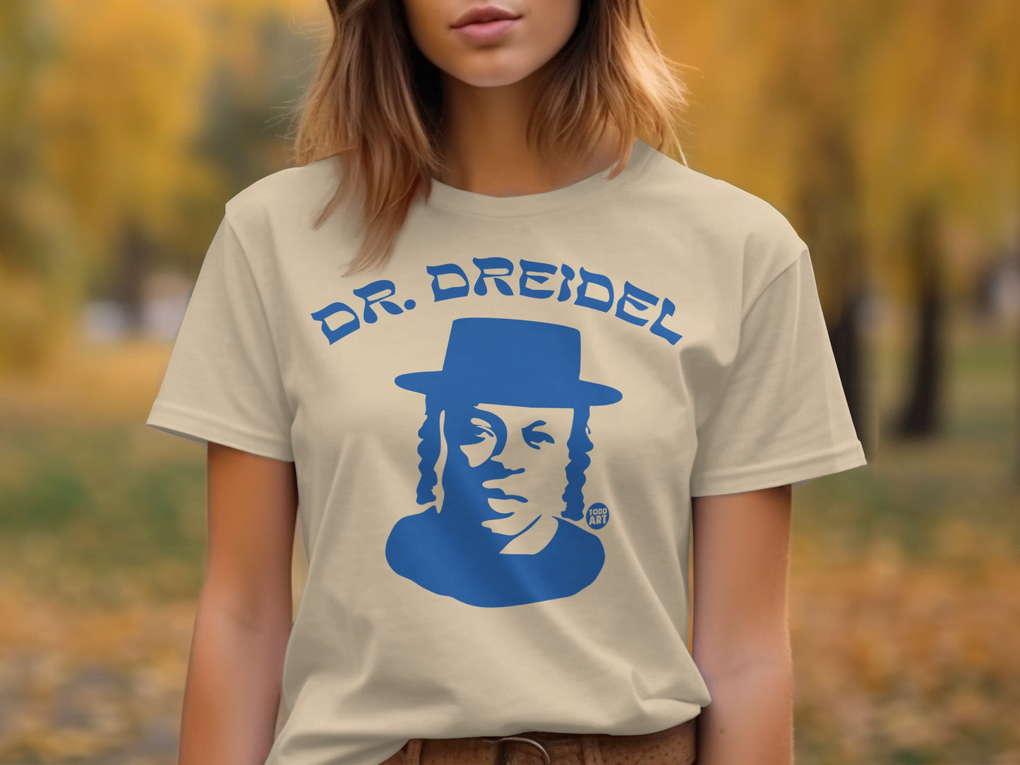 Dr. Dreidel Tee for Festivals and Fun Events