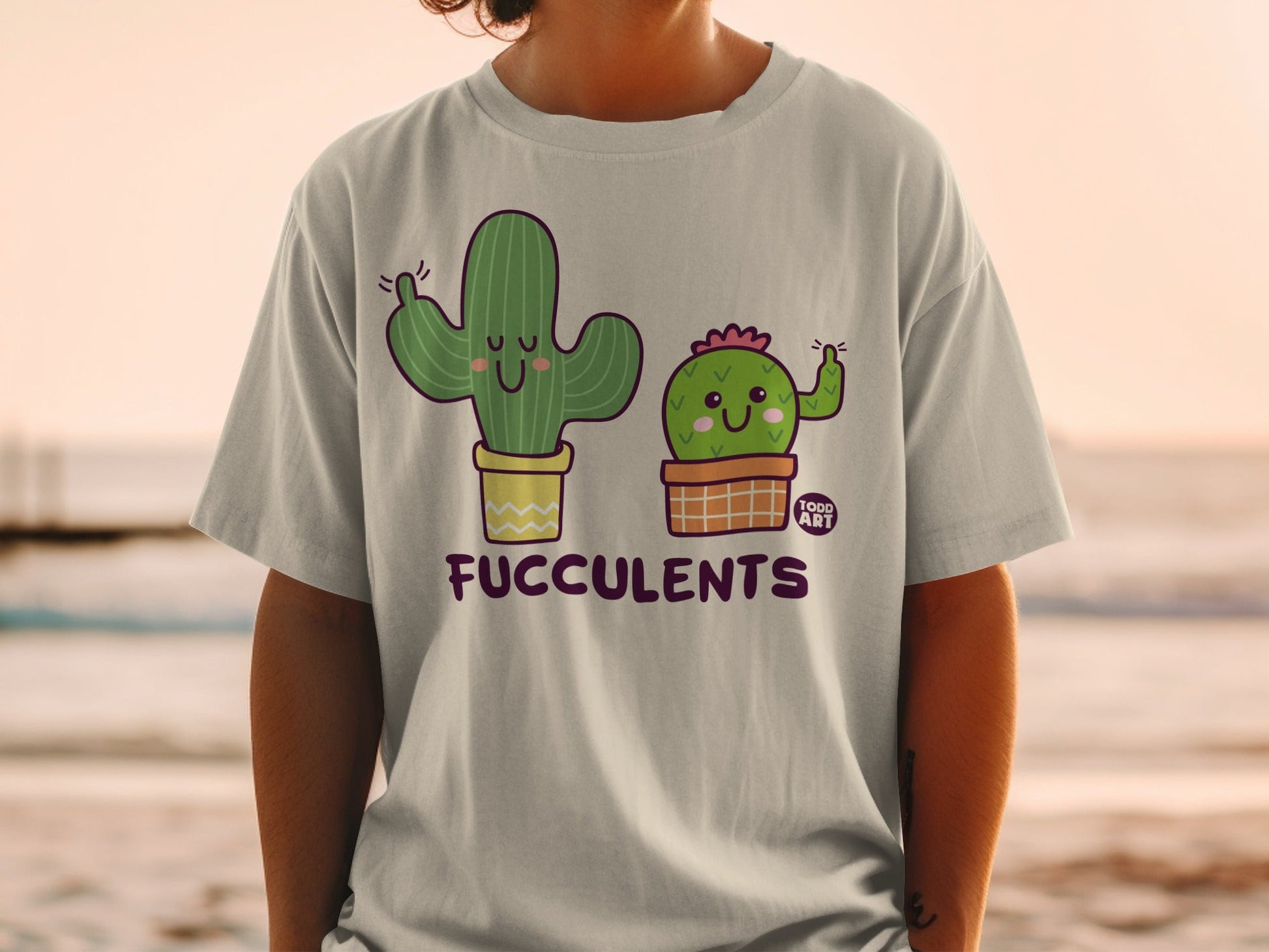 Adorable Fucculents Cactus and Succulent Design Shirt