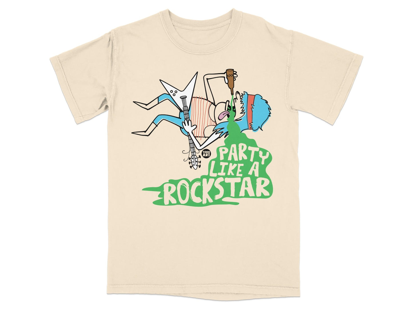 Party Like a Rockstar Graphic Tee Shirt Product