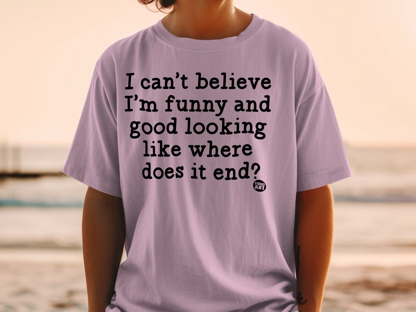 Funny and Good Looking Graphic Tee Shirt Product