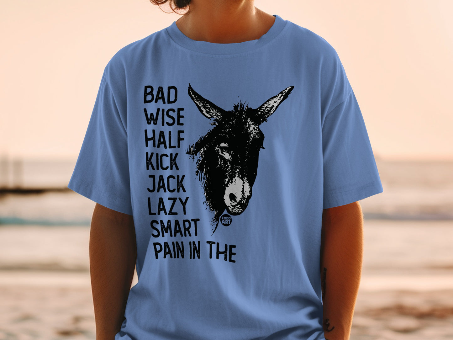 Bad Wise Half Kick Jack Lazy Smart Pain T-Shirt