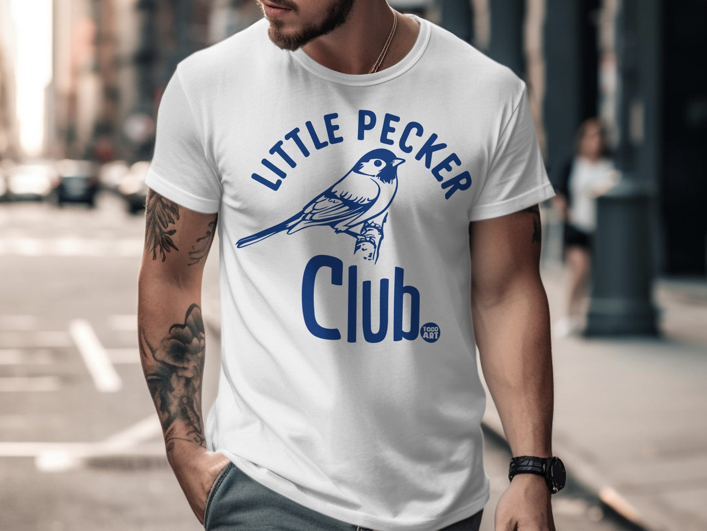 Little Pecker Club Todd Art Graphic Shirt