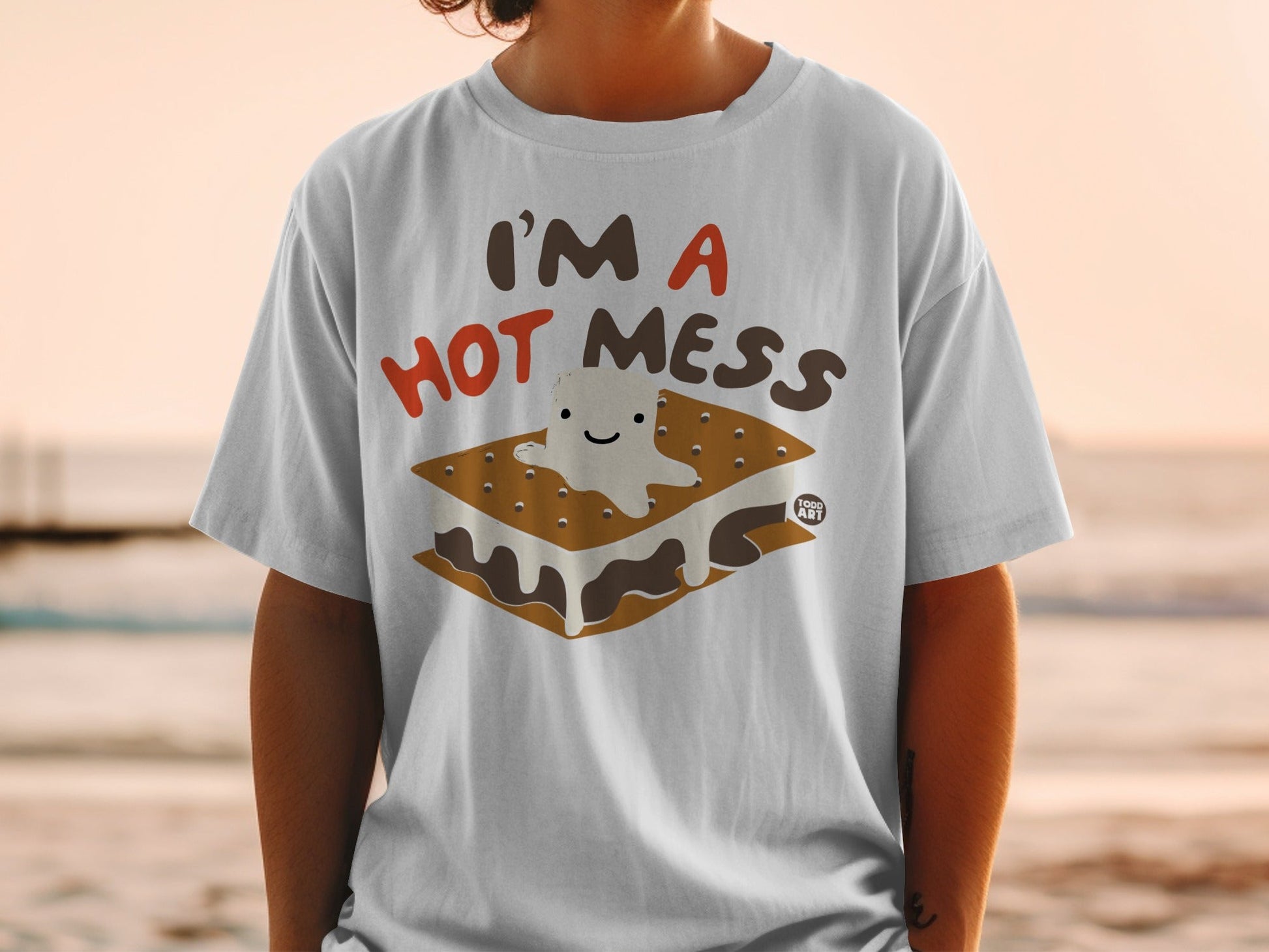 I'm a Hot Mess Smores Graphic T-Shirt