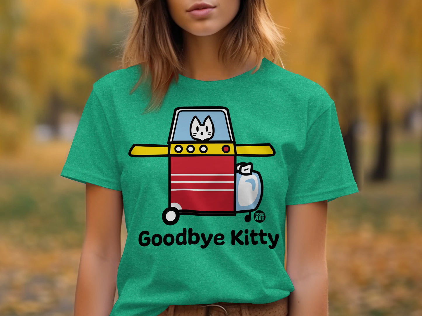 Goodbye Kitty Graphic Tee Perfect for Cat Lovers