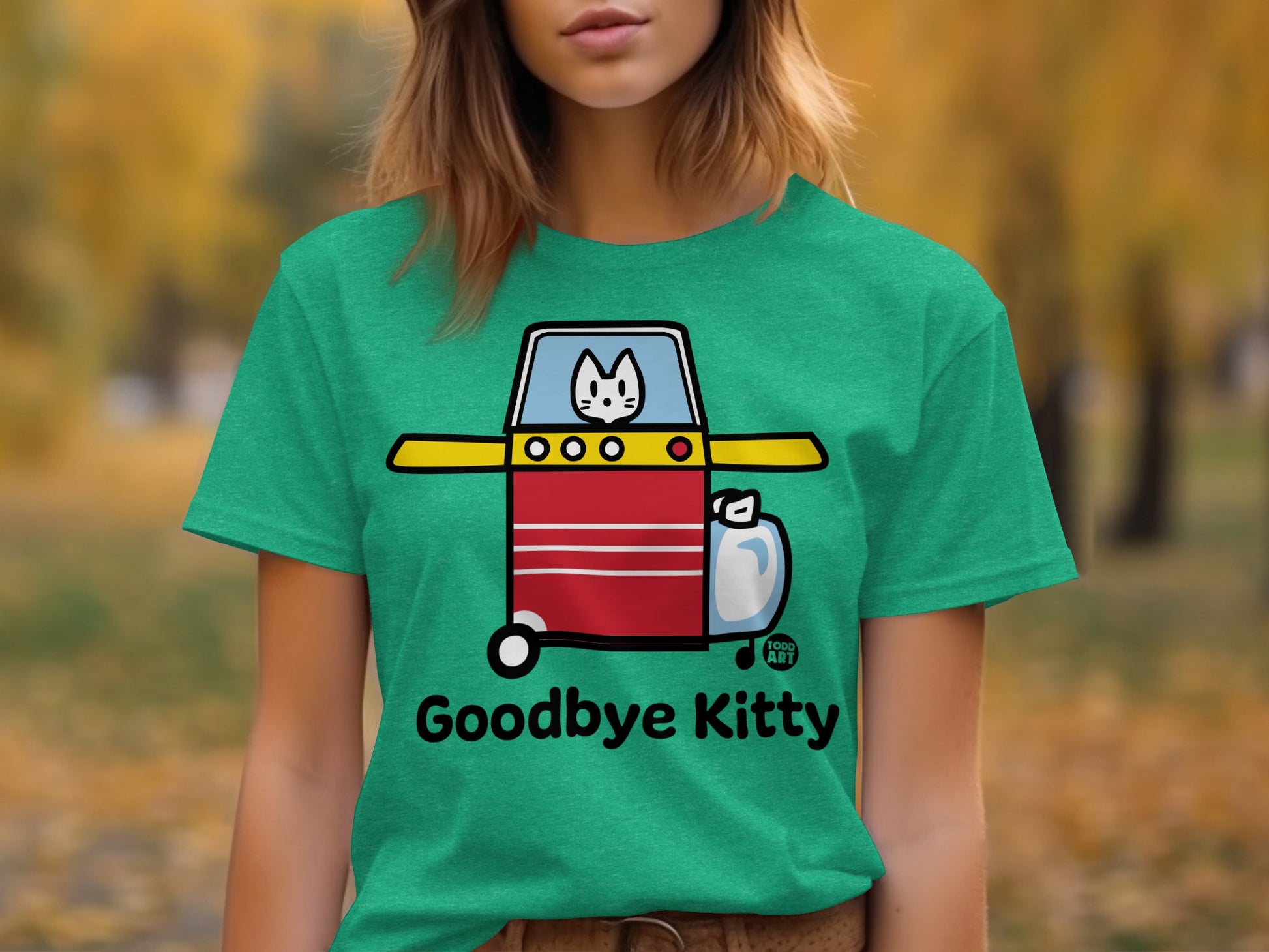 Goodbye Kitty Graphic Tee Perfect for Cat Lovers
