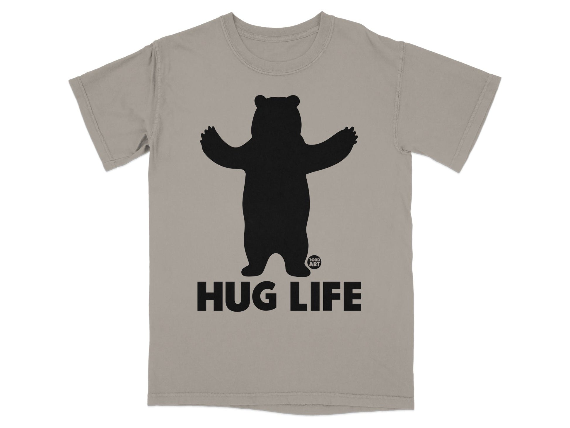 Hug Life Bear Graphic T-Shirt Casual Wear