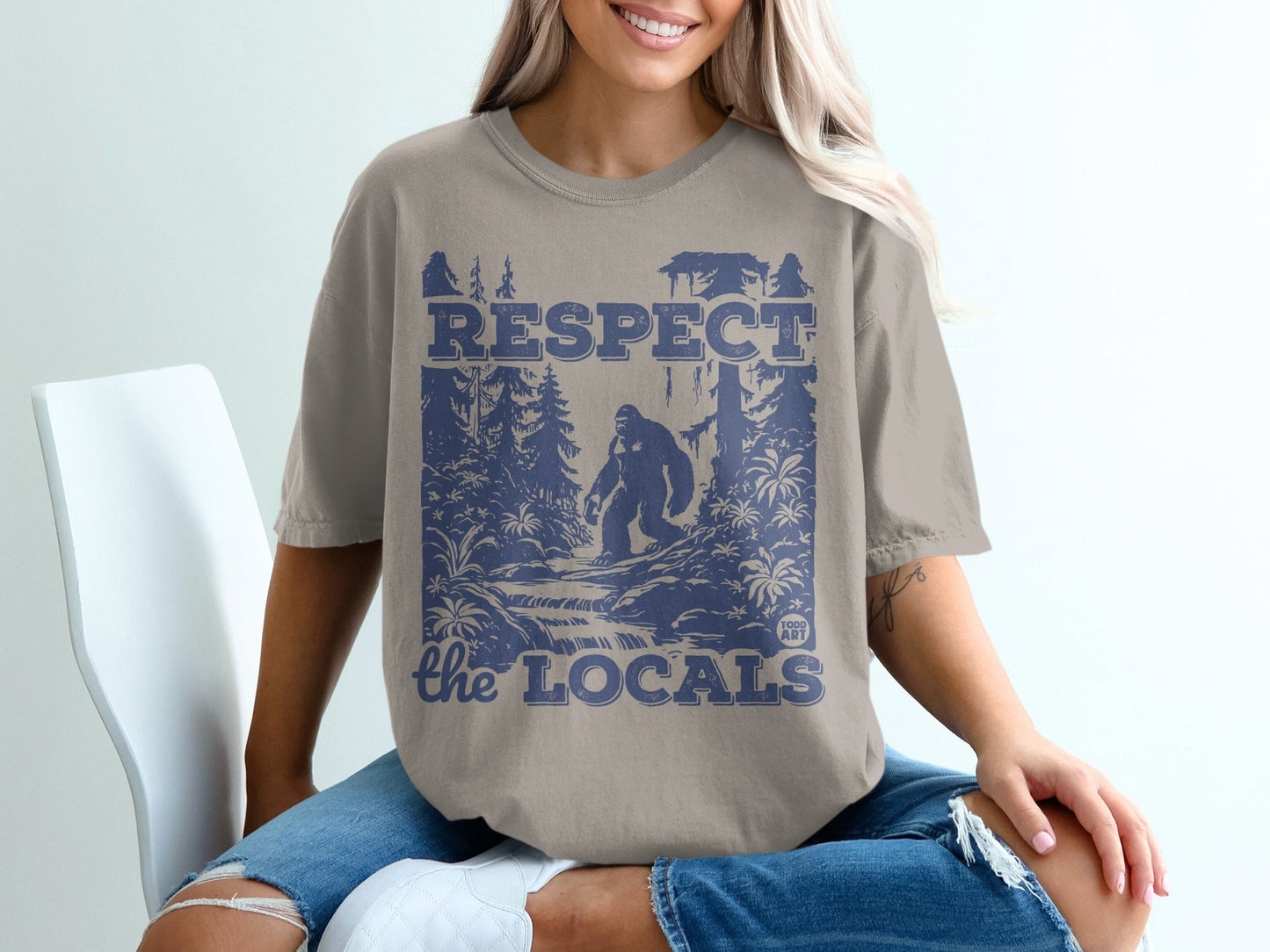 Respect the Locals Graphic Tee for Outdoor Enthusiasts