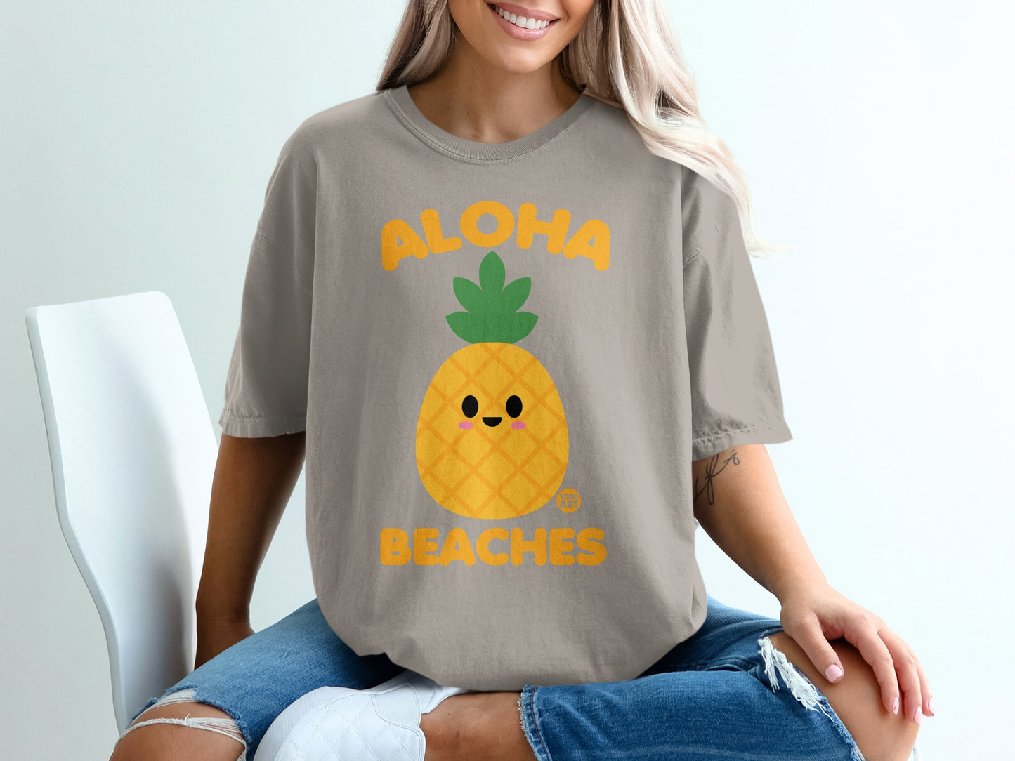 Aloha Beaches Cute Pineapple Happy Design product type