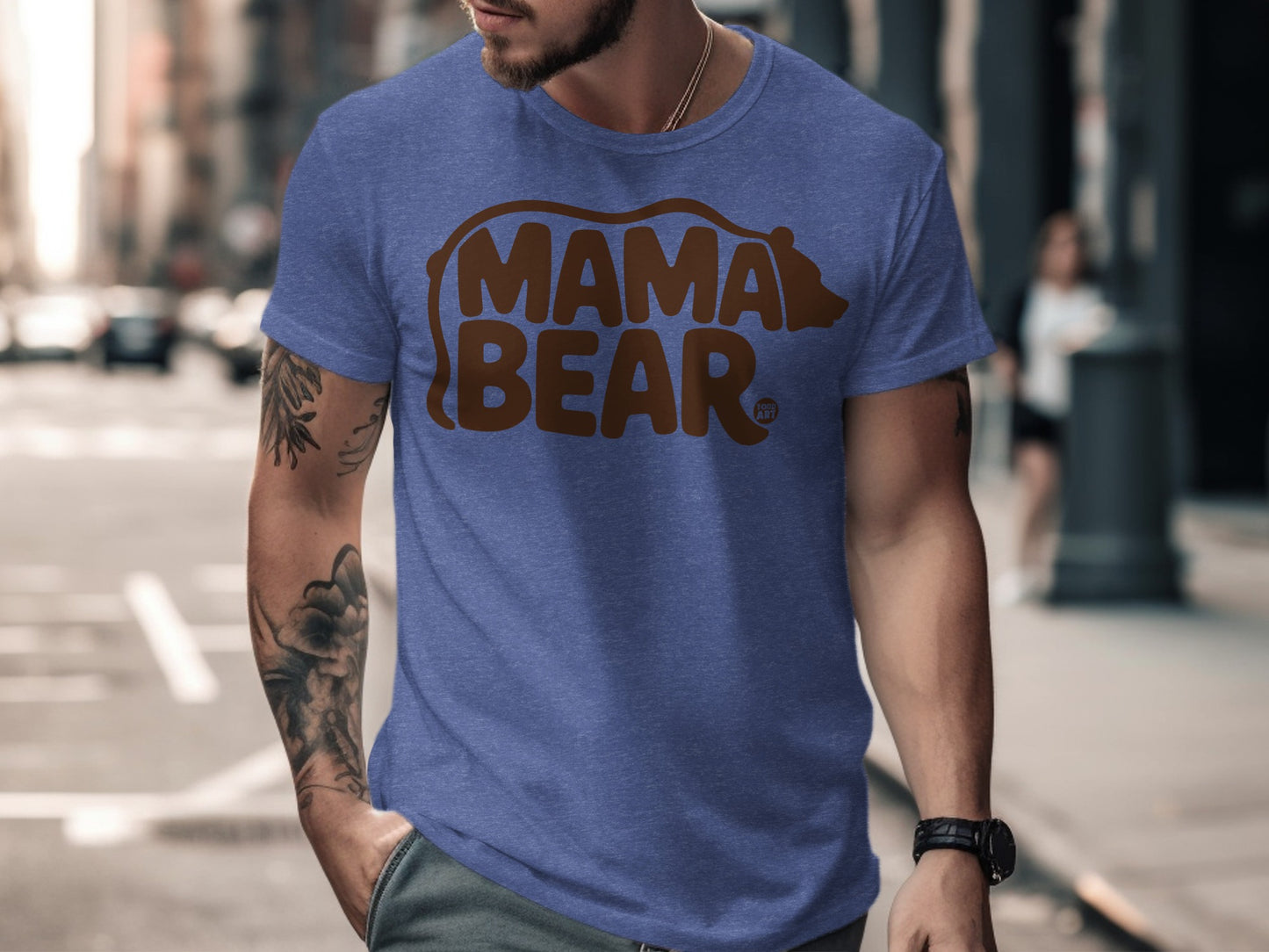 Stylish Mama Bear Graphic Tee Shirt for Bear Lovers