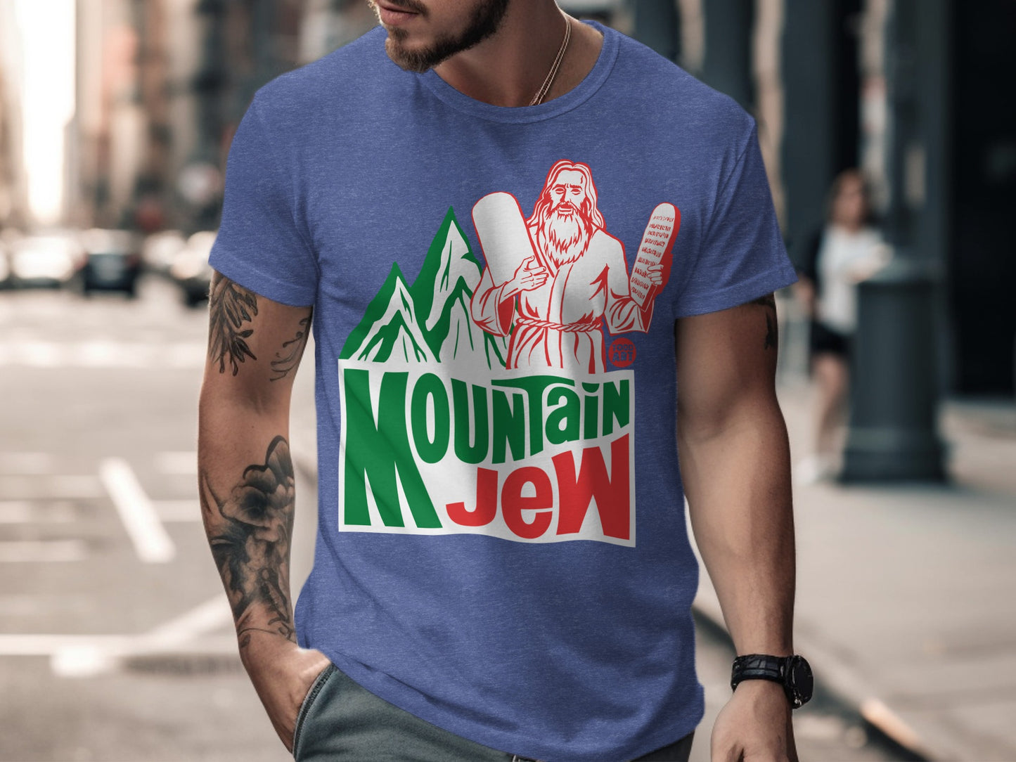 Mountain Jew Graphic T-Shirt for Outdoor Enthusiasts