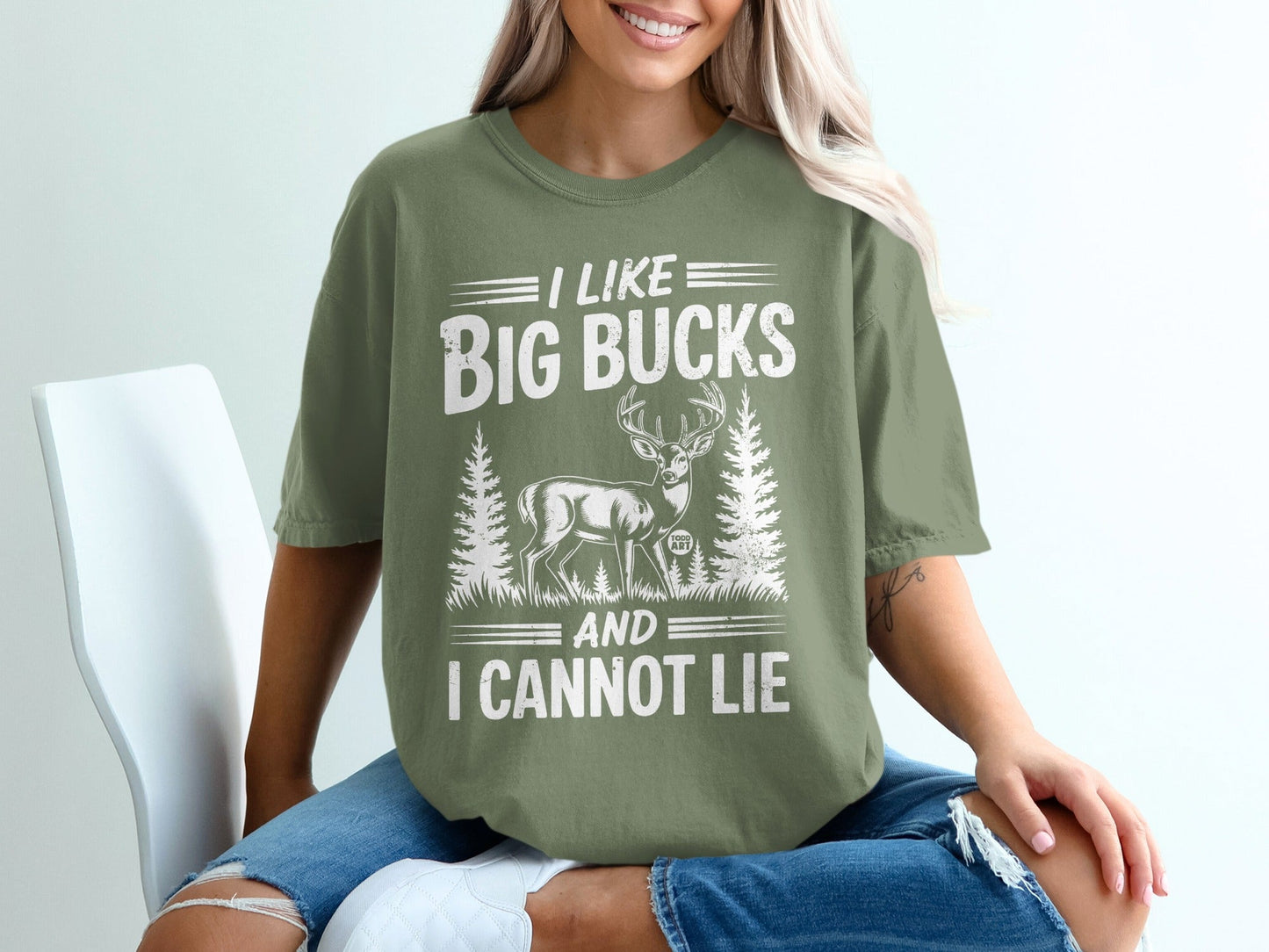 I Like Big Bucks And I Cannot Lie Graphic T-Shirt