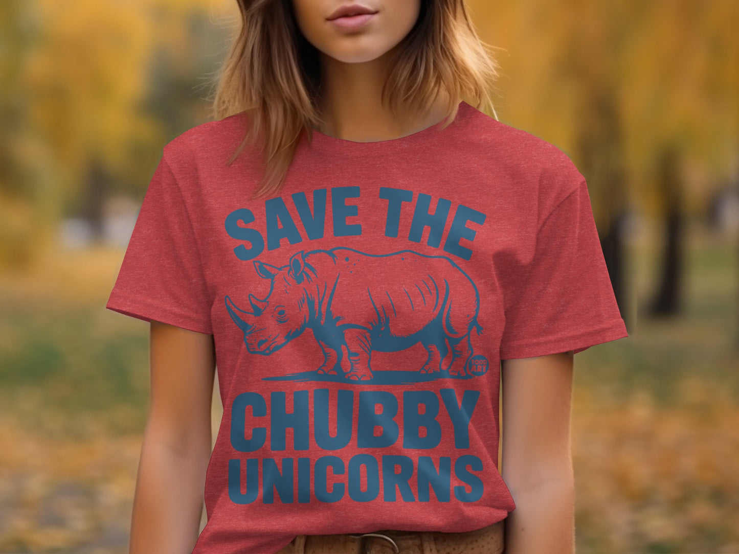 Save the Chubby Unicorns Graphic T-Shirt