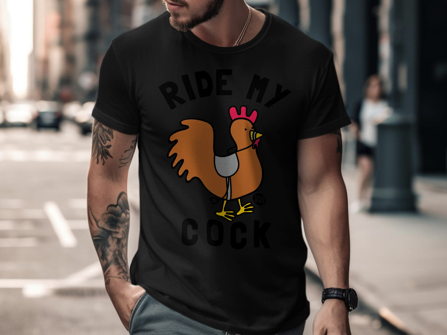 Ride My Cock Funny Graphic Tee For Urban Wear