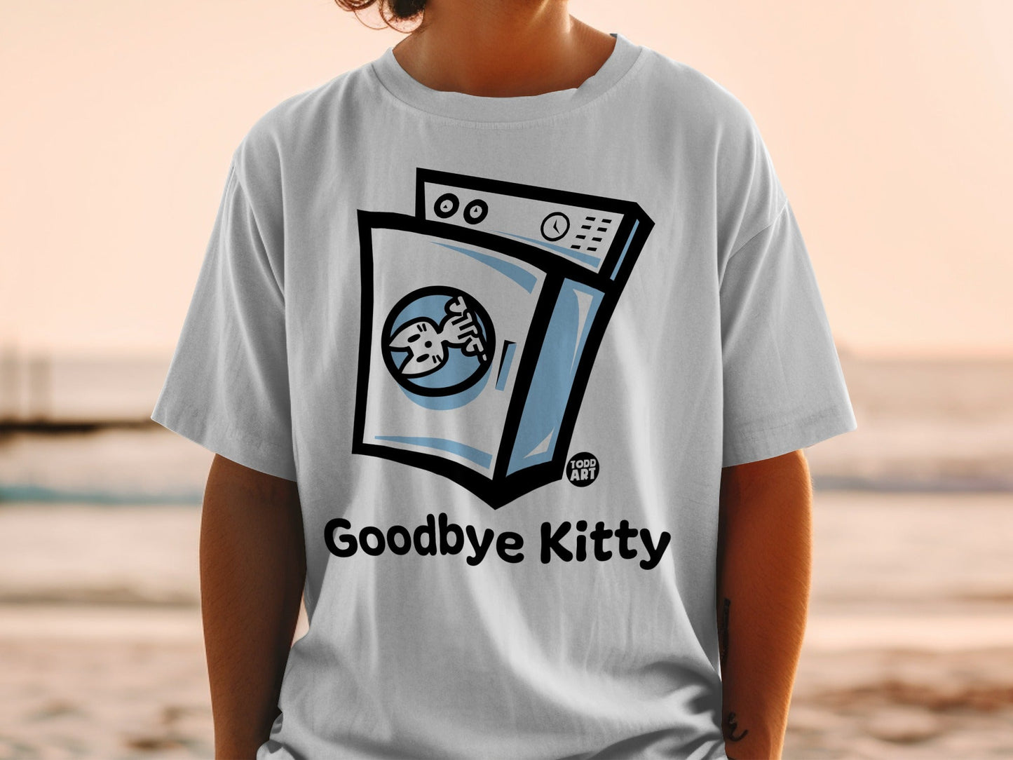 Goodbye Kitty Graphic Funny Unisex T-Shirt