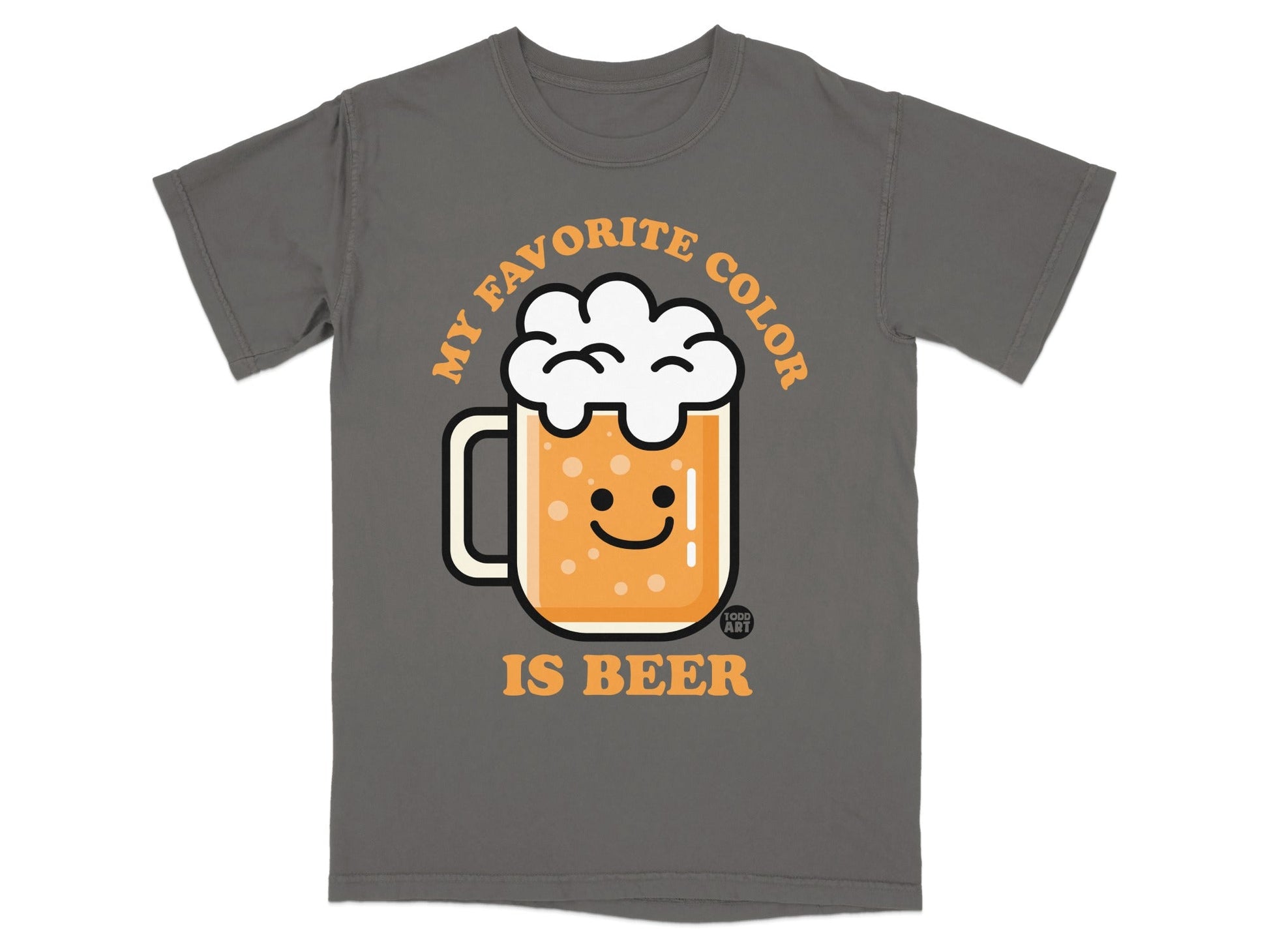 My Favorite Color Is Beer Funny Graphic T-Shirt