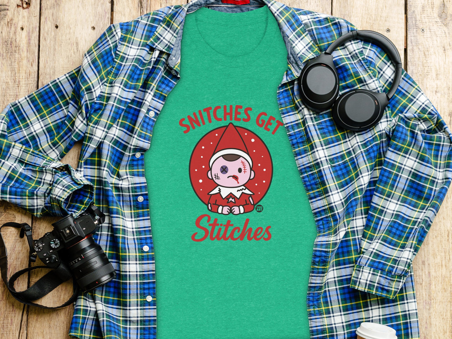 Snitches Get Stitches Graphic T-Shirt