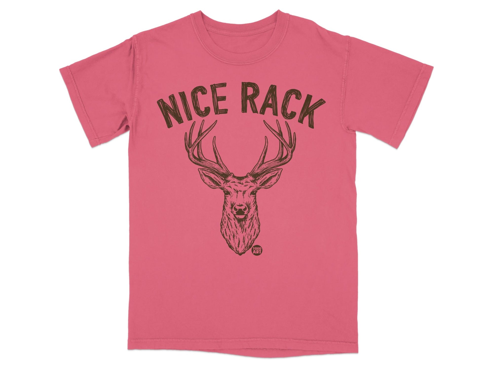 Nice Rack Deer Antlers Design Graphic T-shirt
