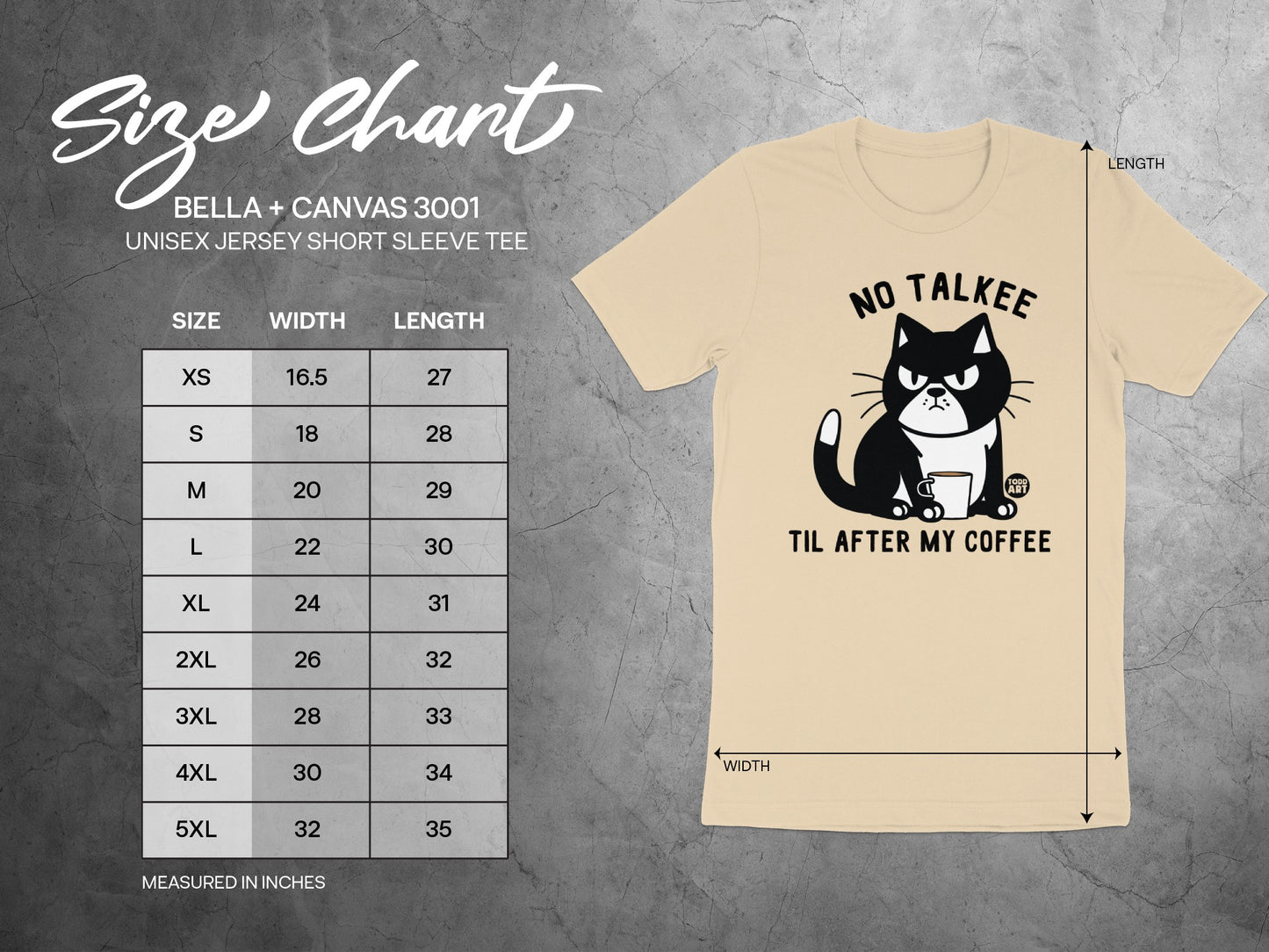 No Talkee Til After My Coffee Unisex Jersey Tee