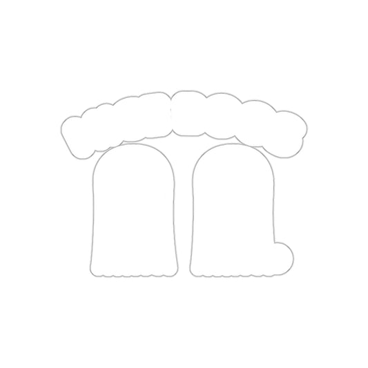 Nice Boos Decorative Ghost Shapes Halloween Decor