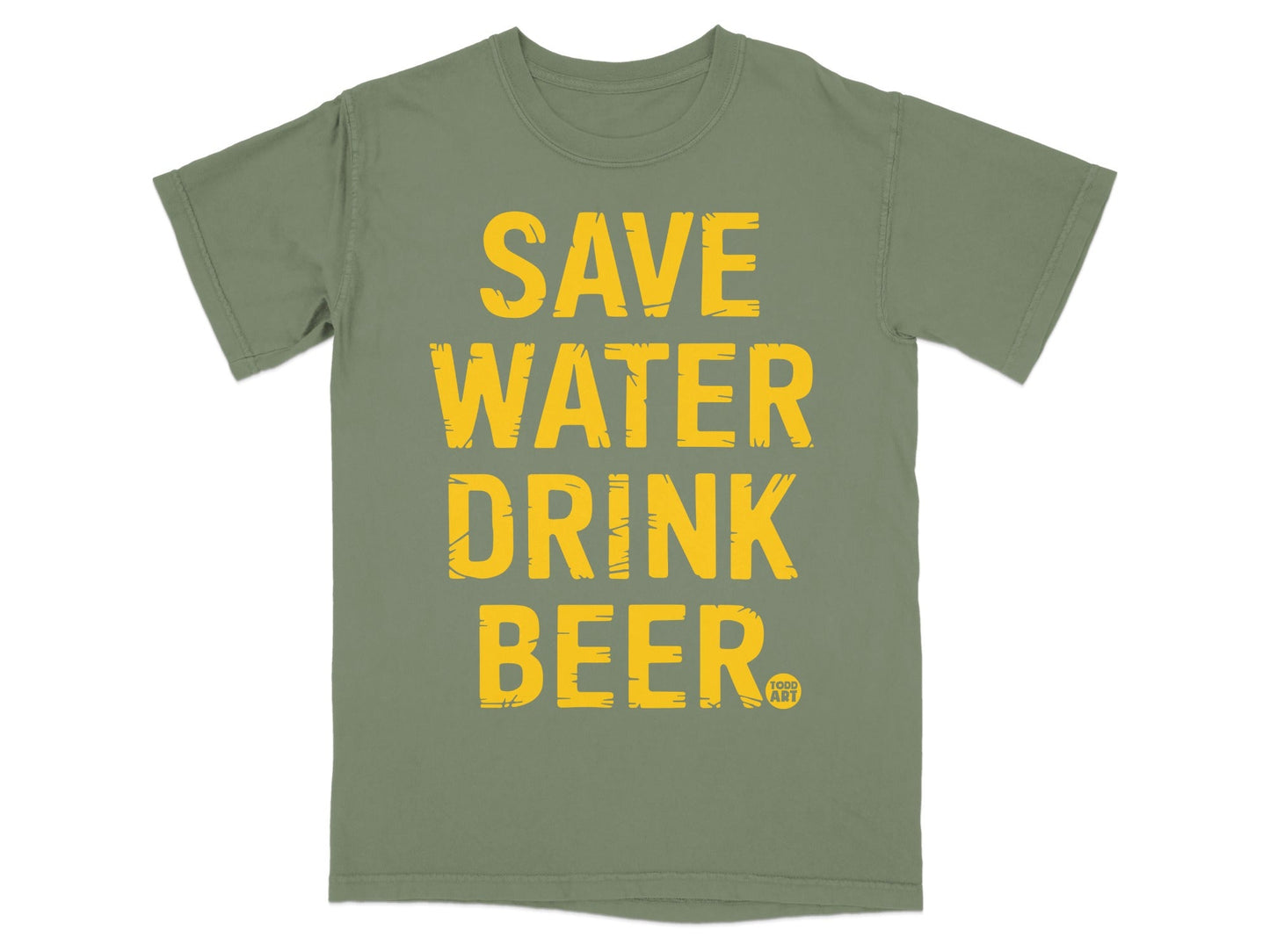 Save Water Drink Beer Funny Graphic T-shirt