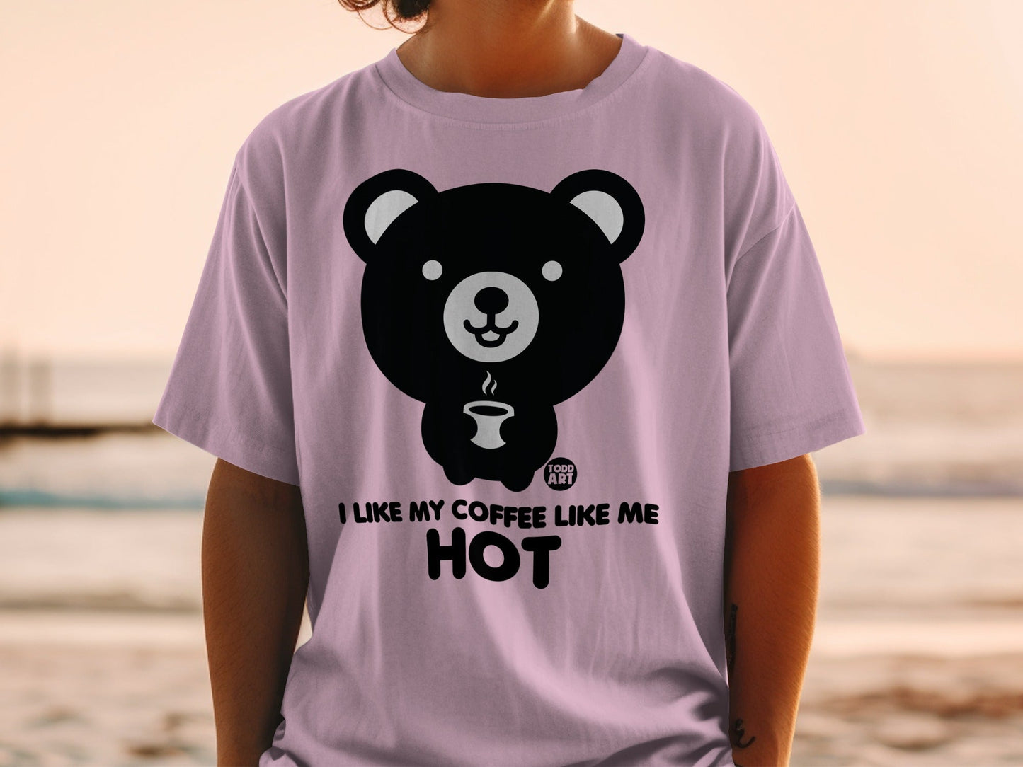 I Like My Coffee Like Me Hot Graphic T-shirt