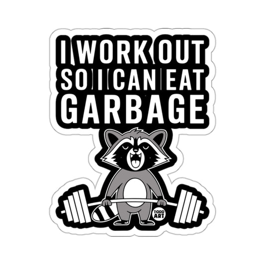 Raccoon Workout Garbage I Workout So I Can Eat Garbage 