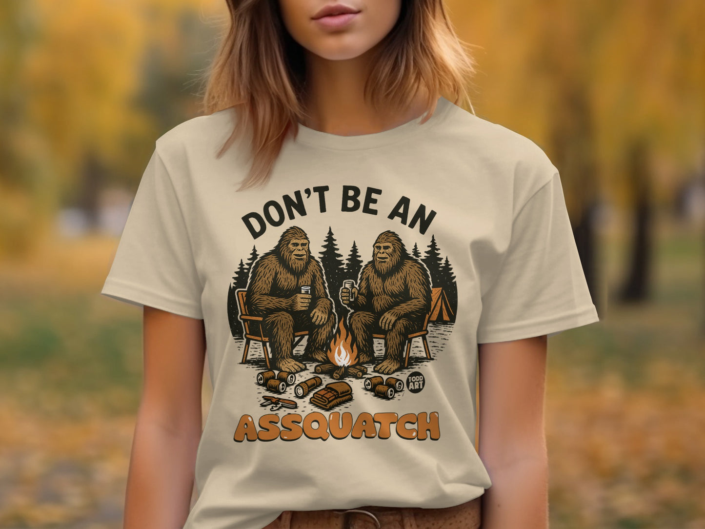 Don't Be an Assquatch Funny Sasquatch T-Shirt