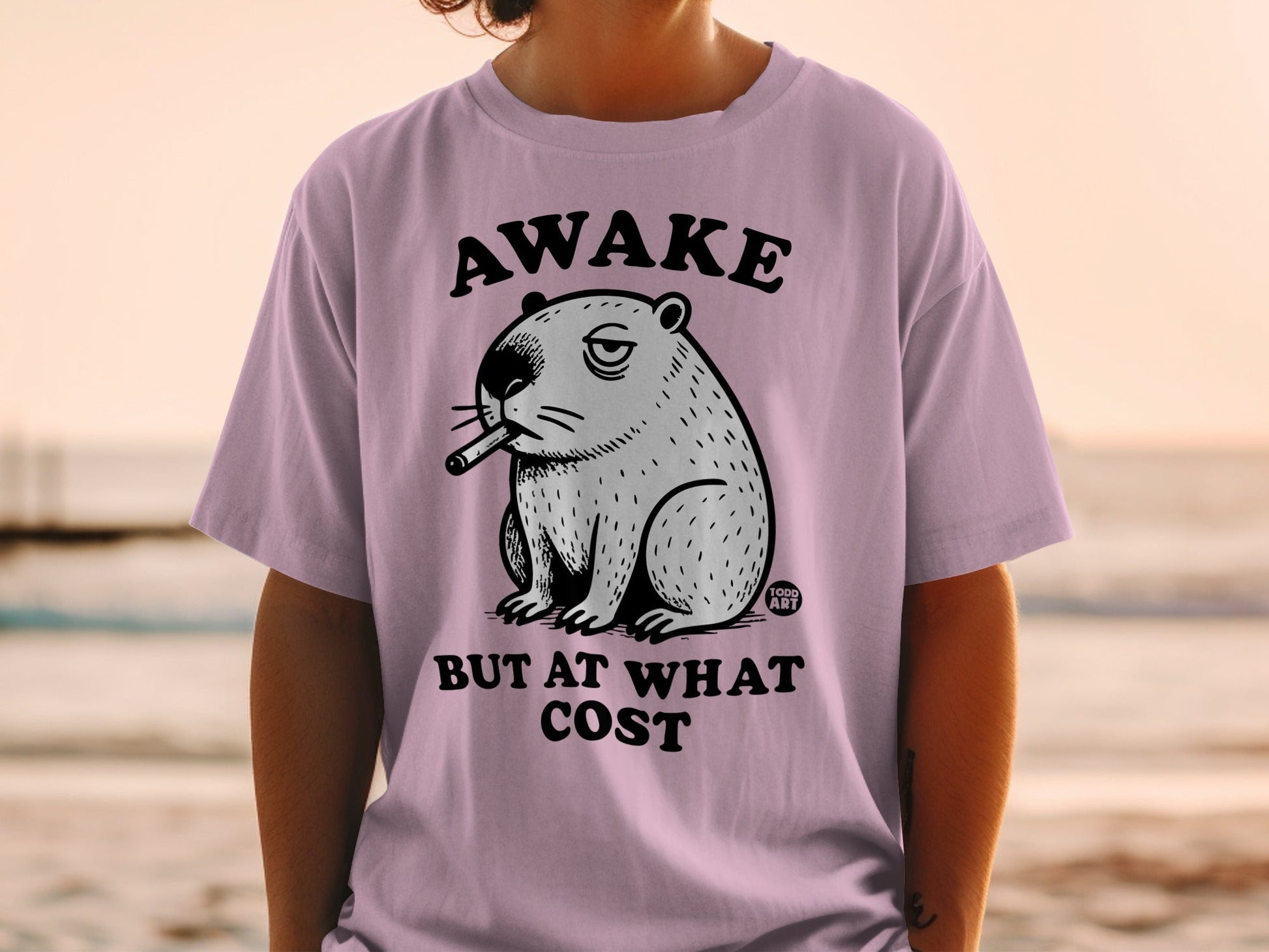 Awake But At What Cost Graphic T-Shirt