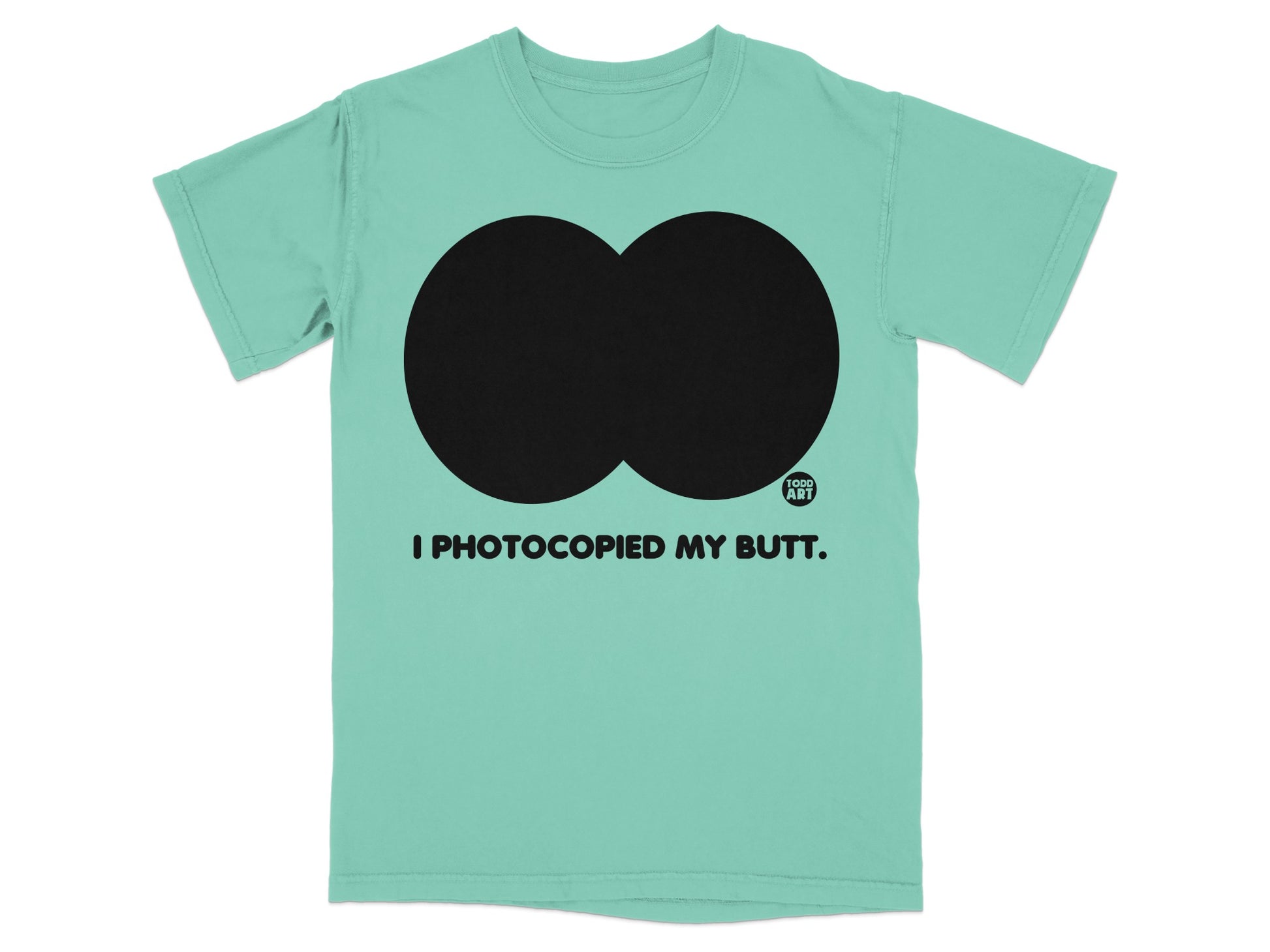 I Photocopied My Butt Two Circles Graphic product type