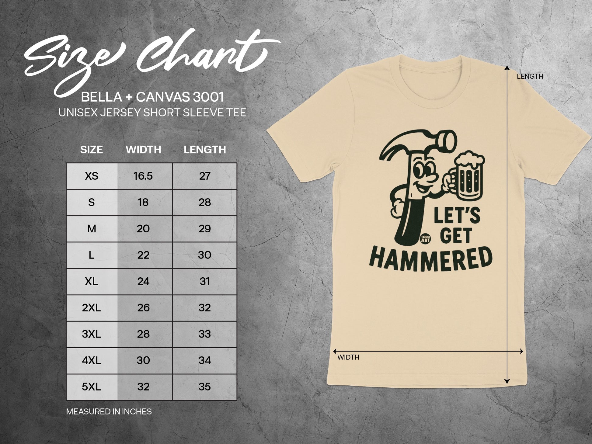 Let's Get Hammered Let's Get Hammered Design Tee Shirt