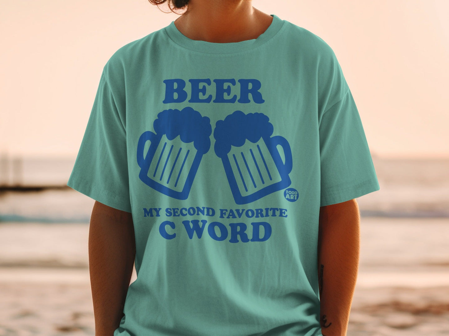 Beer My Second Favorite C Word Graphic Tee