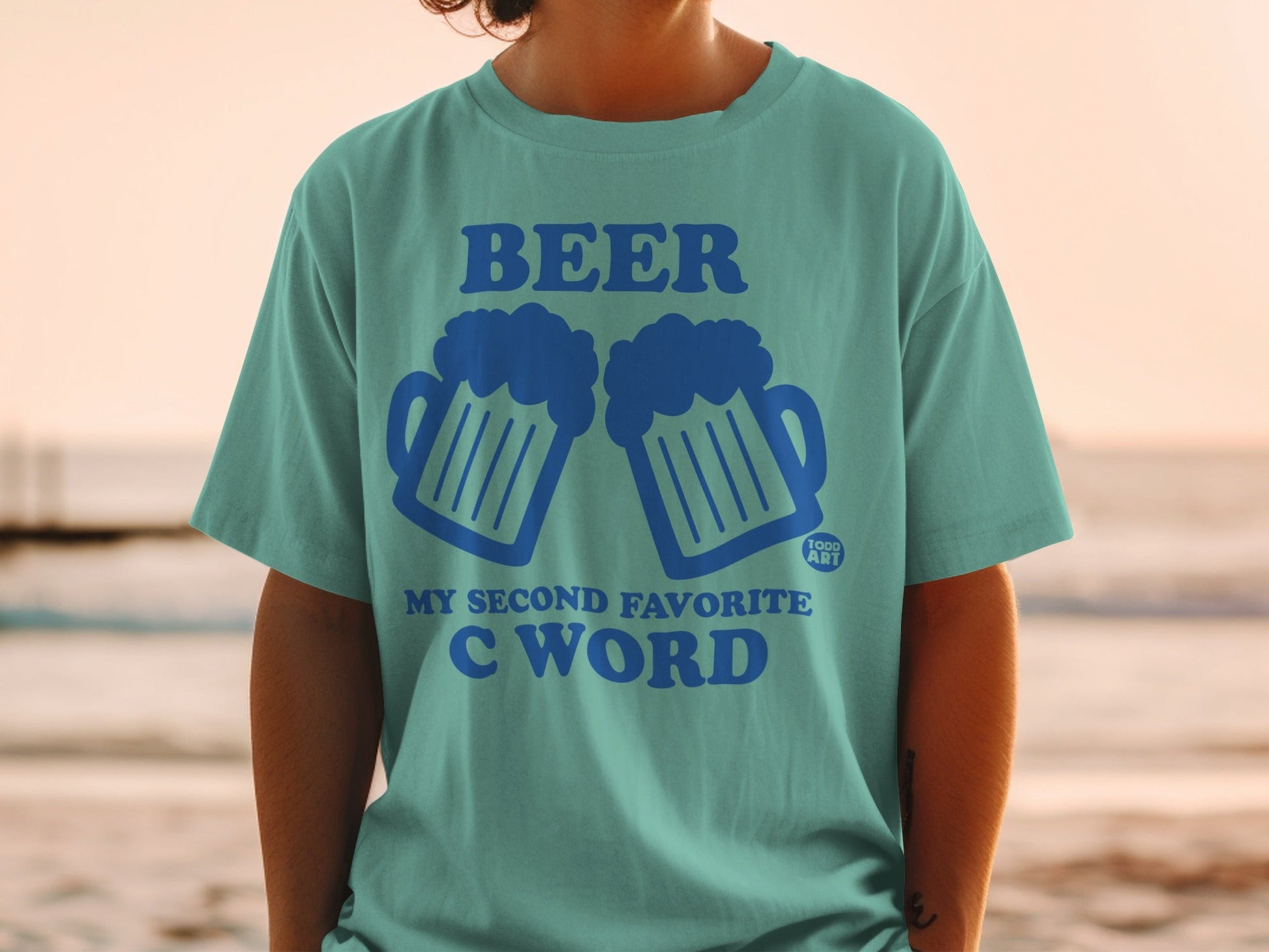 Beer My Second Favorite C Word Graphic Tee