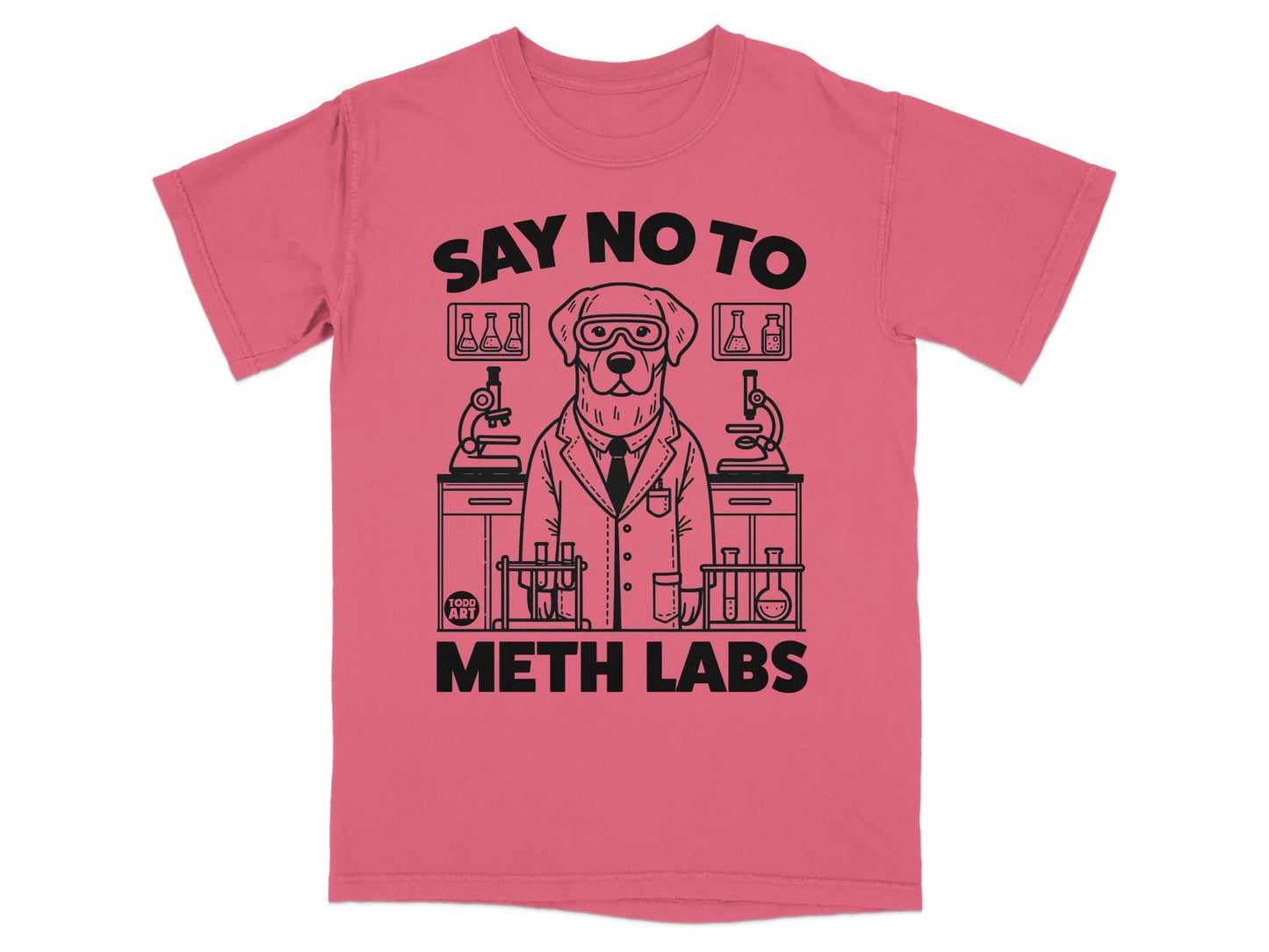 Say No To Meth Labs Graphic Science T-Shirt